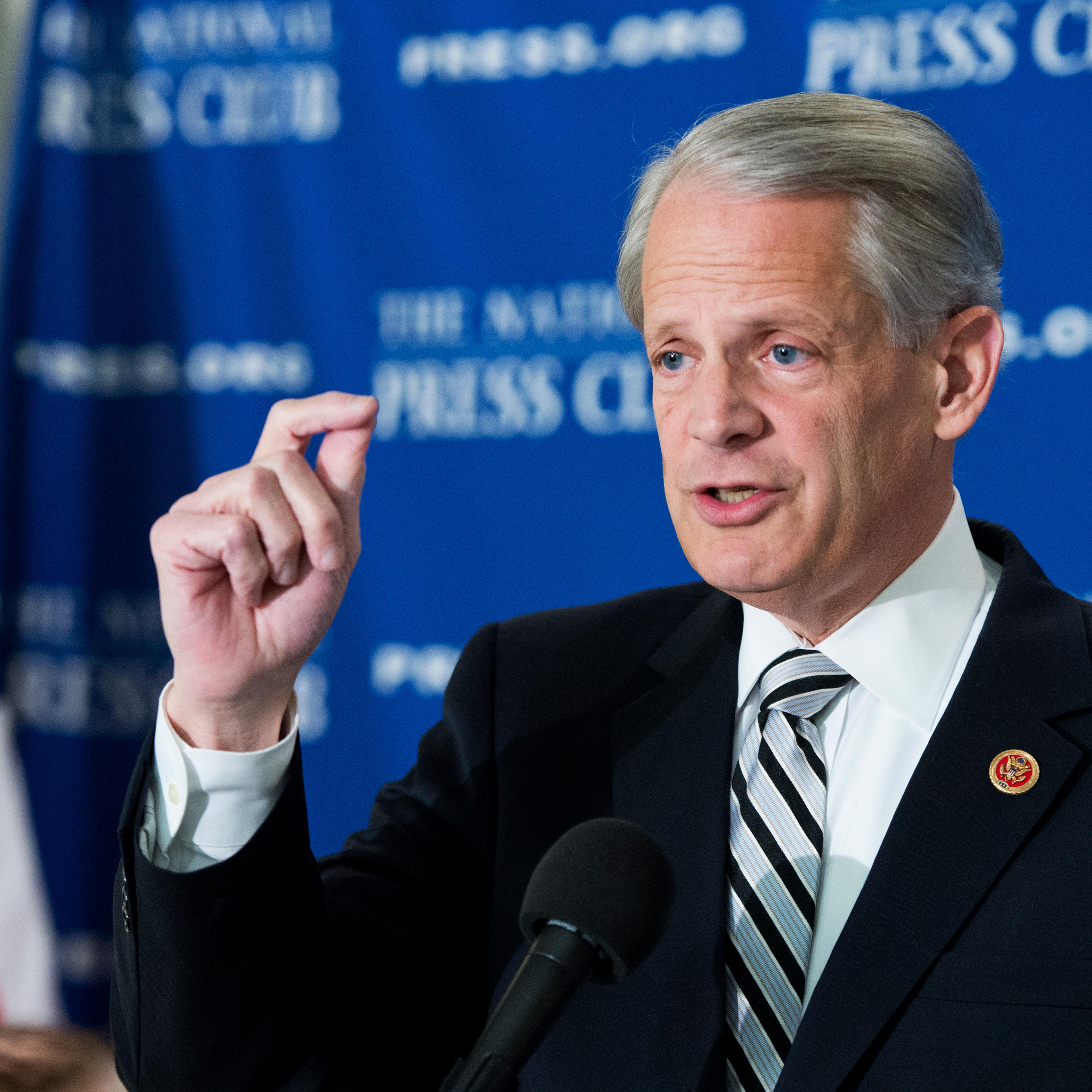 Rep. Steve Israel, D-N.Y., chairman of the DCCC, speaks at the National Press Club's Newsmaker series on how Rep. Paul Ryan's, R-Wis., budget will effect the midterm elections on April 2, 2014.