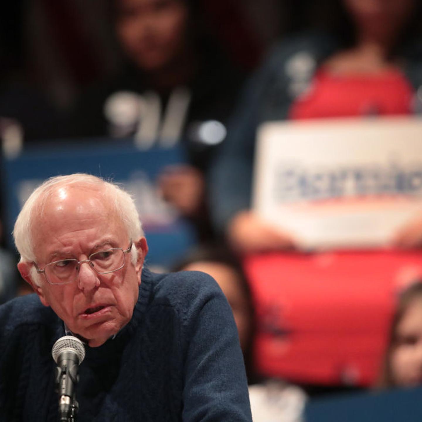 Democratic Presidential Candidate Bernie Sanders Campaigns In Iowa