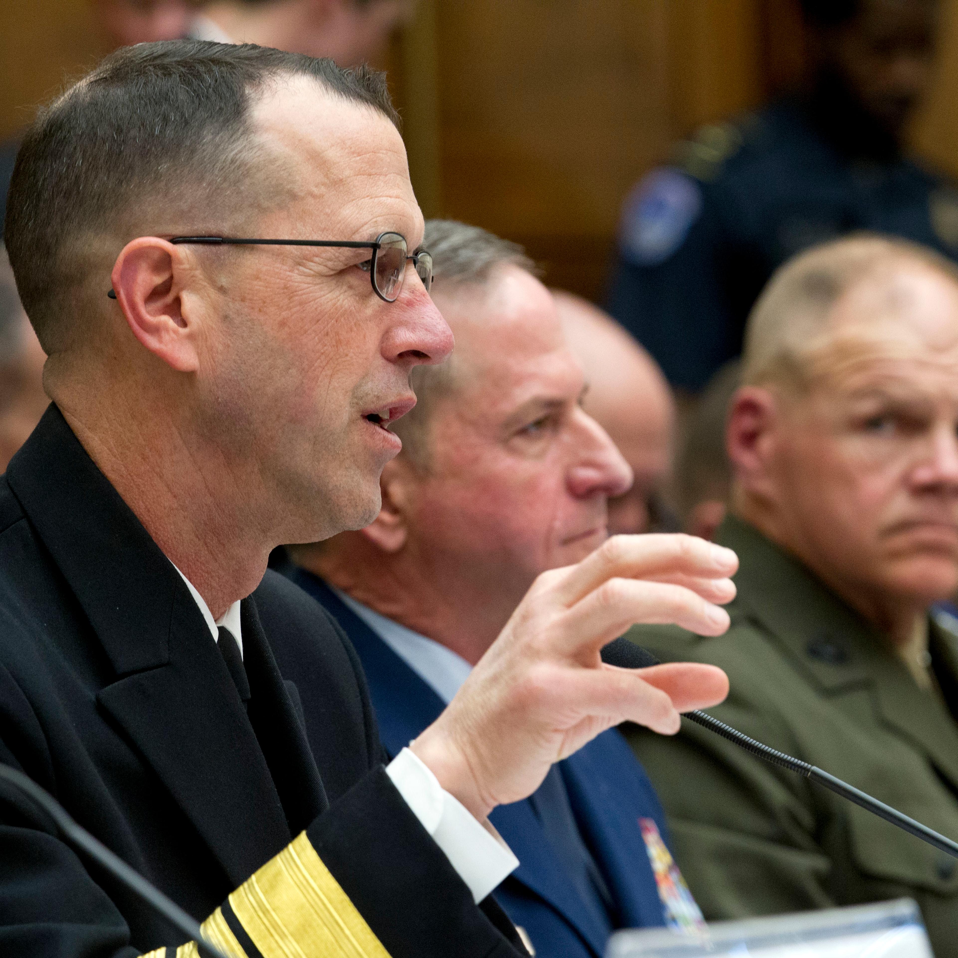 Mark A. Milley, John M. Richardson, David L. Goldfein, Robert B. Neller