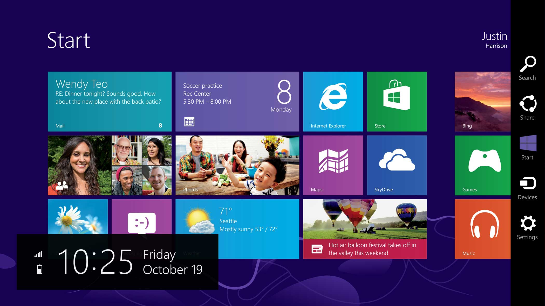  Windows 8 released on October 26, 2012, attempted to radically redesign the start screen with "Live Tiles," a grid of commonly used apps designed for easy touching. The vast majority of Windows users continued to use the desktop PC's, however, and found the redesign, particularly the loss of the Start button, disorienting.