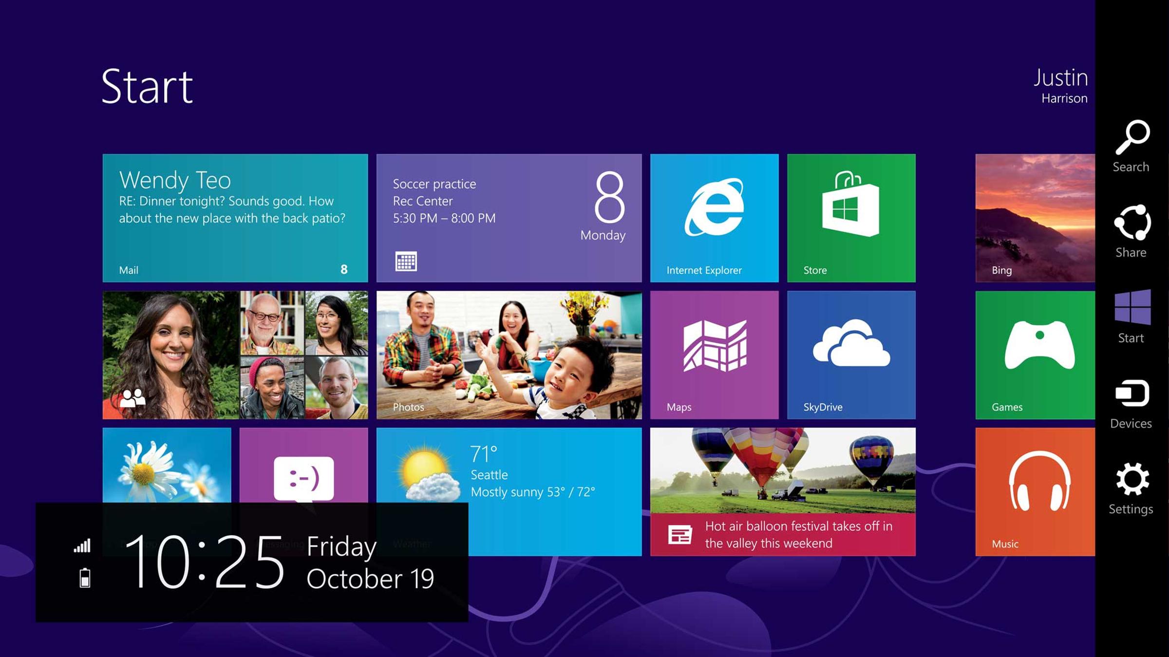 <span style="font-size:medium;"><strong>Windows 8</strong></span> released on October 26, 2012, attempted to radically redesign the start screen with "Live Tiles," a grid of commonly used apps designed for easy touching. The vast majority of Windows users continued to use the desktop PC's, however, and found the redesign, particularly the loss of the Start button, disorienting.