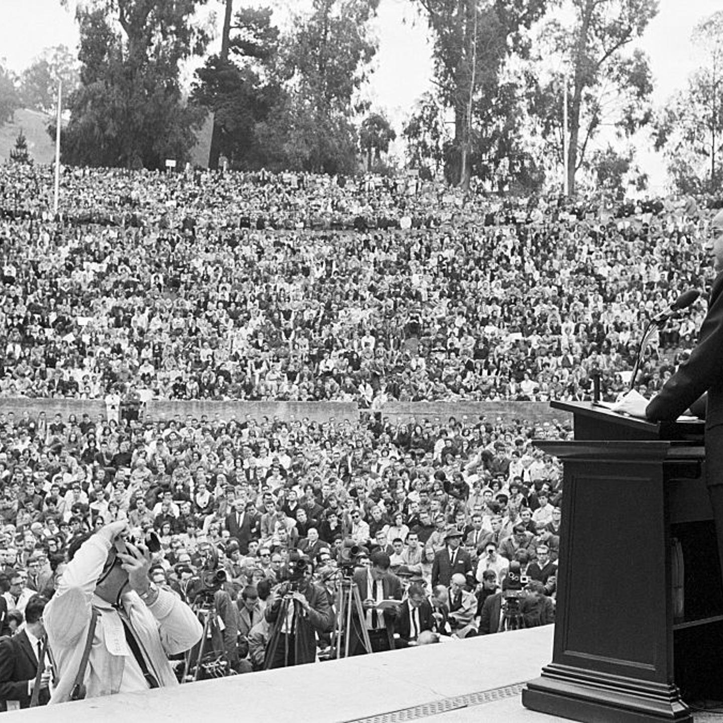 Campus President Addresses 13,000 Students