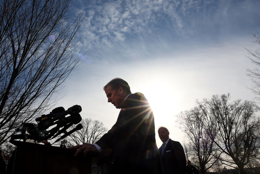 Hunter Biden Addresses Being Called To Testify To House Oversight Committee On Capitol Hill