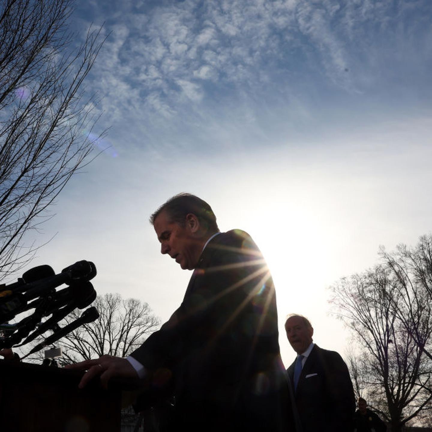 Hunter Biden Addresses Being Called To Testify To House Oversight Committee On Capitol Hill