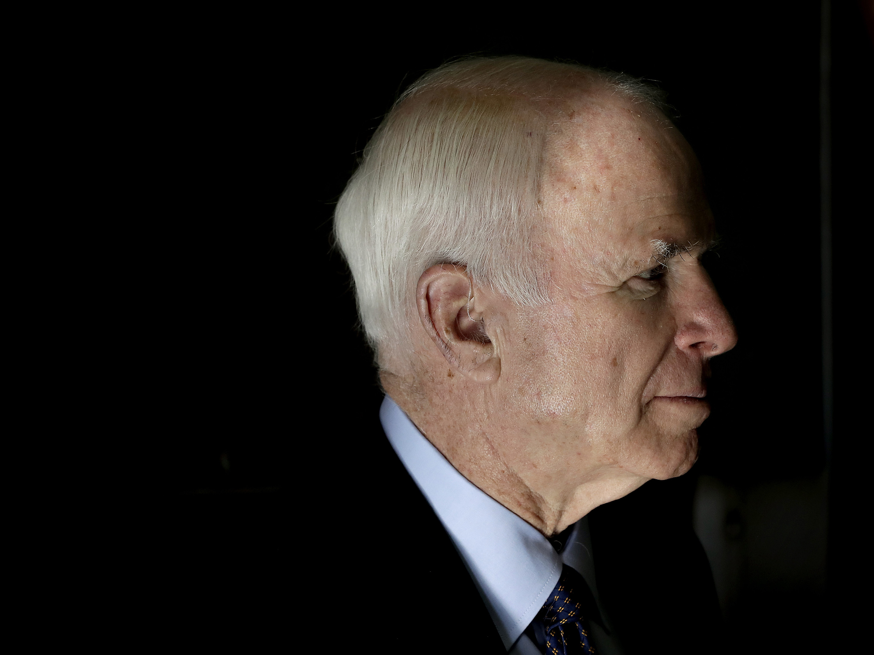John McCain during a tour of TPQ Foods, Phoenix, USA - 01 Nov 2016