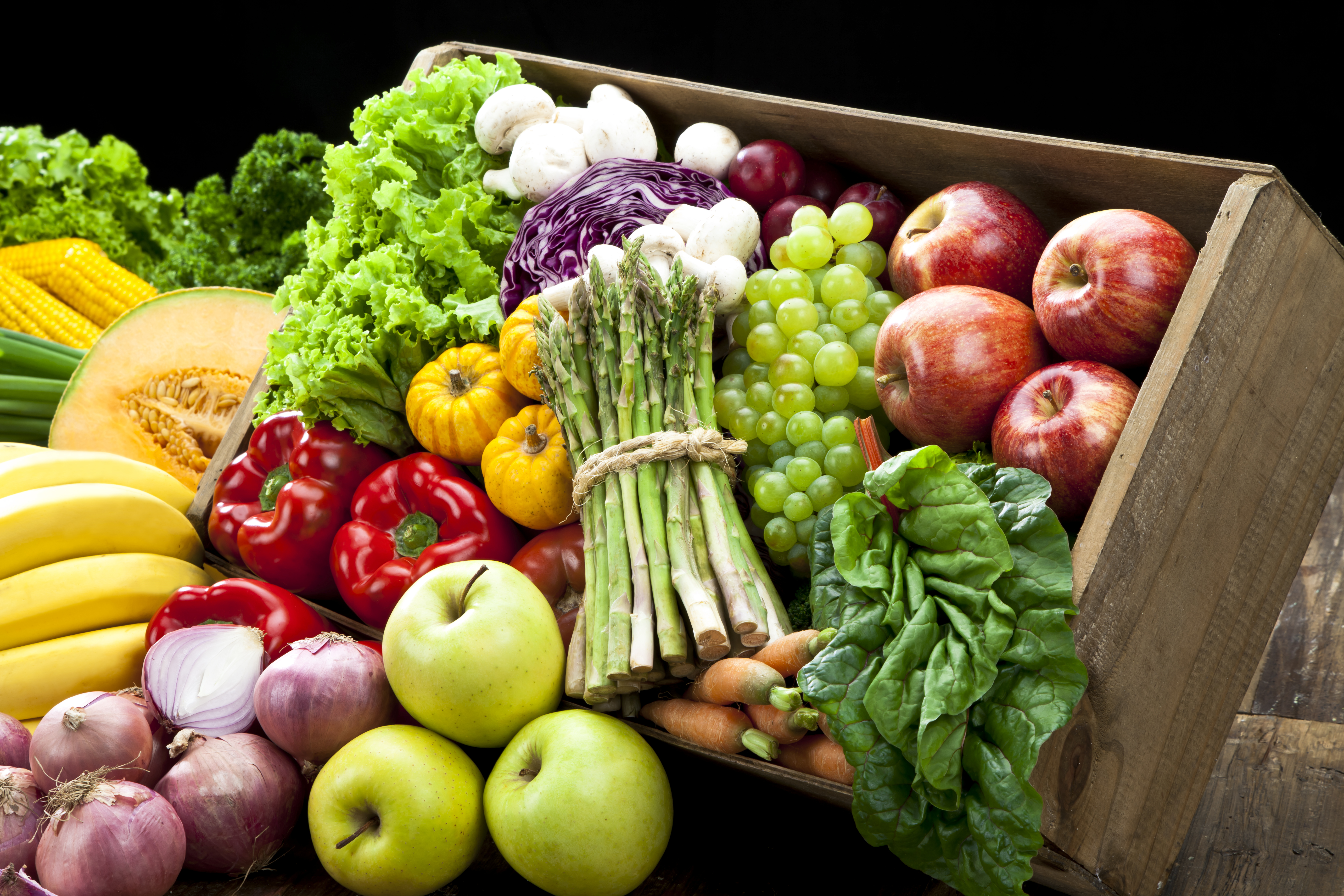 Fruits and vegetables