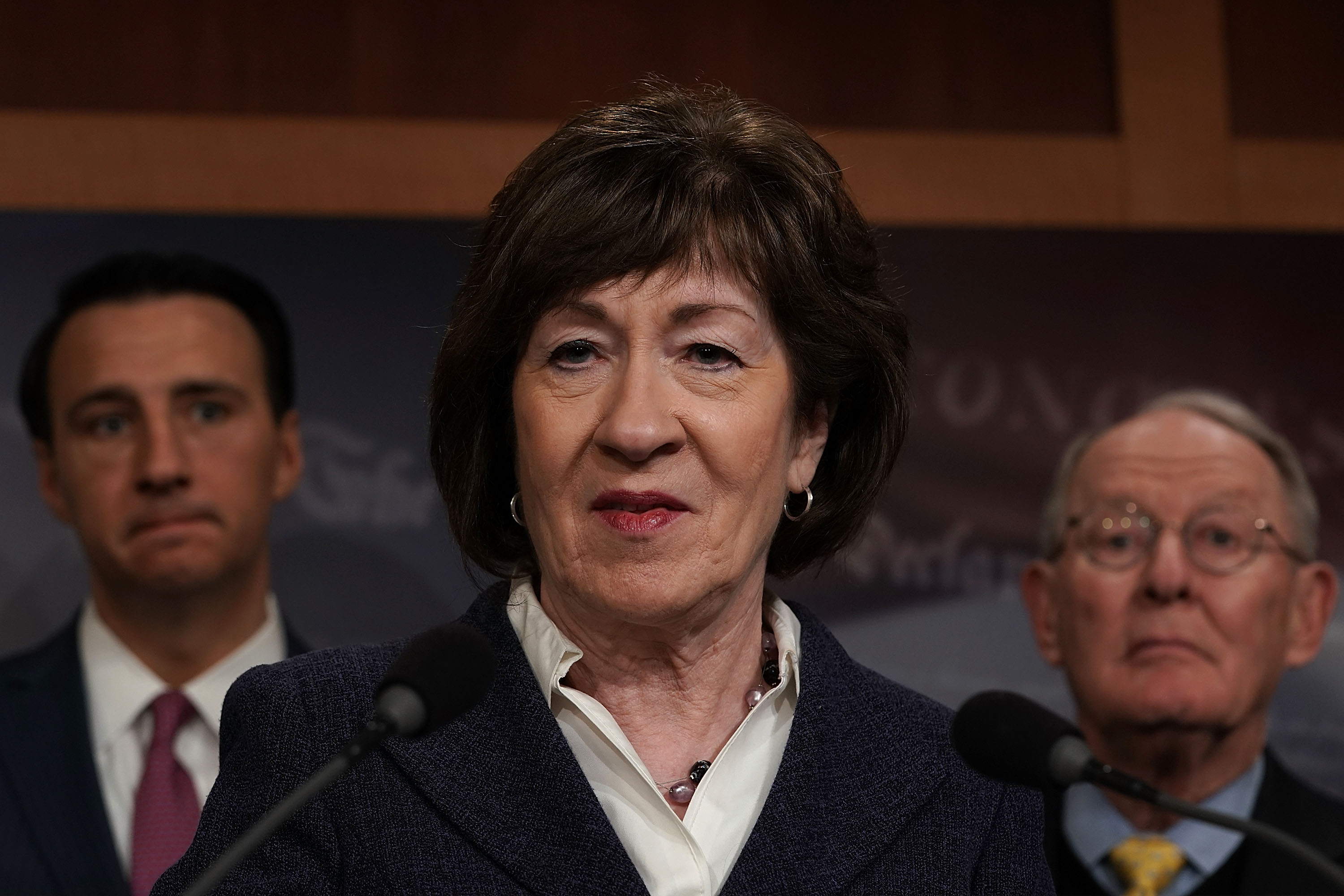 Republican Senators Holds News Conference On Health Insurance Premiums