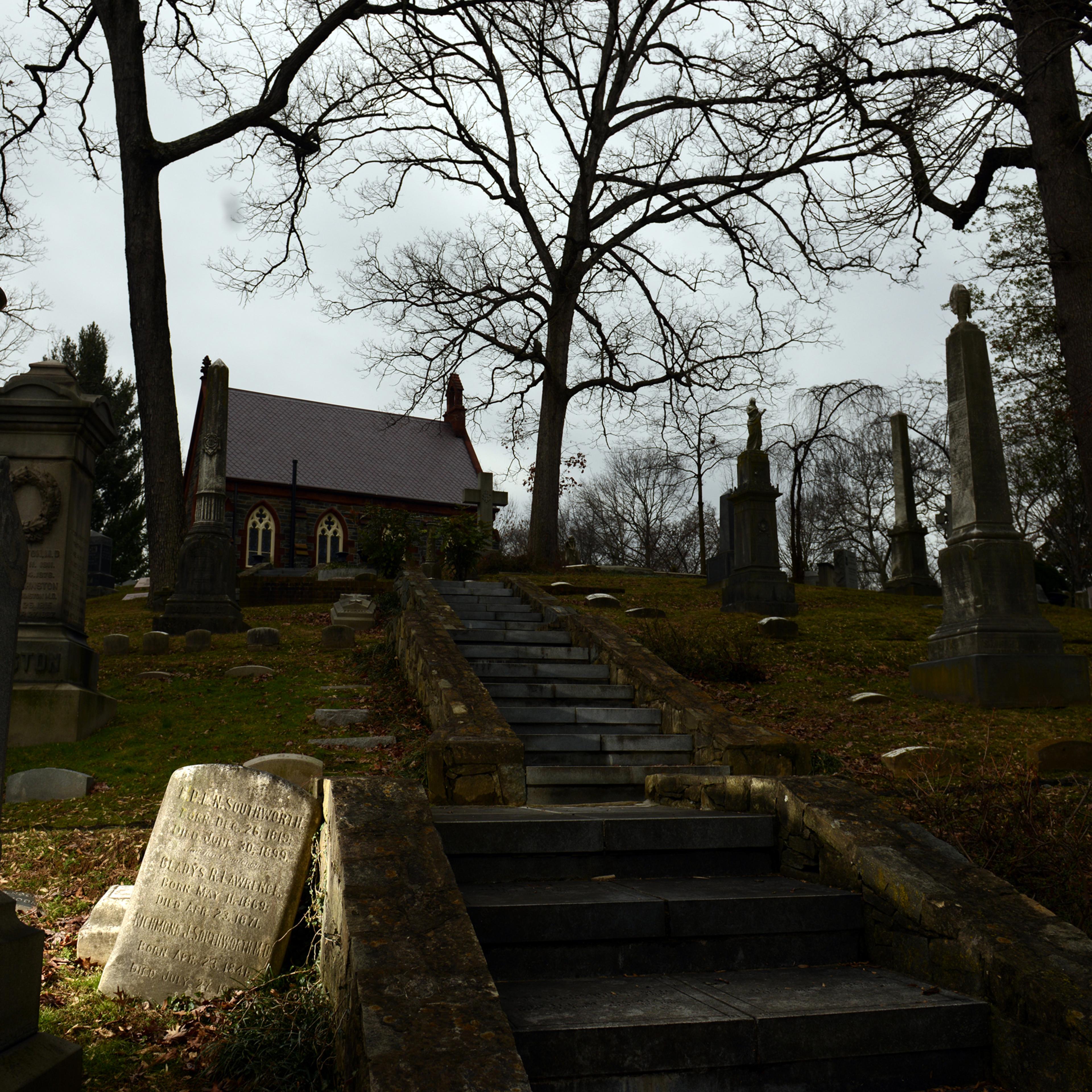 Grave site of novelist E. D. E. N. Southworth