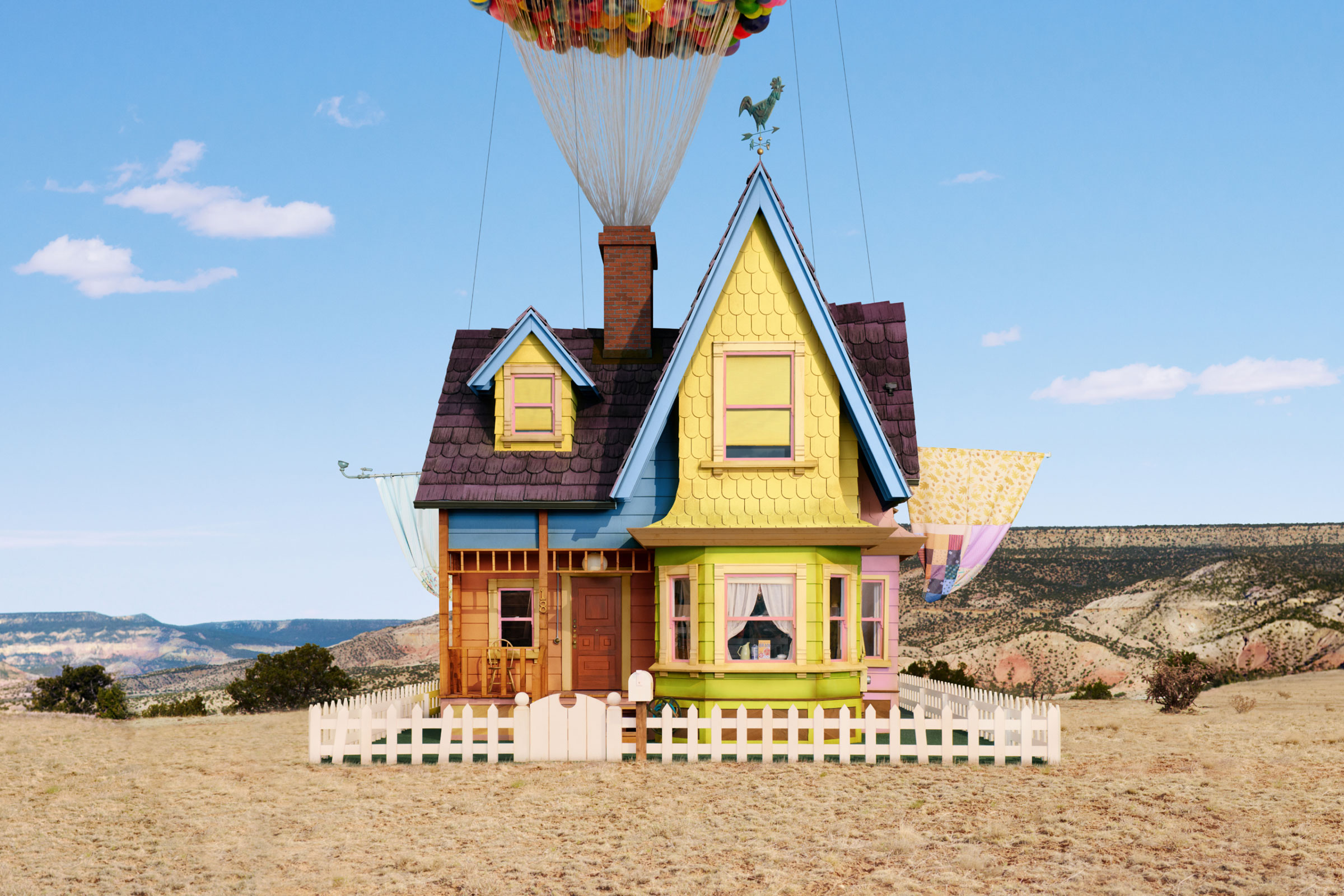 an Airbnb modeled after the house from Up