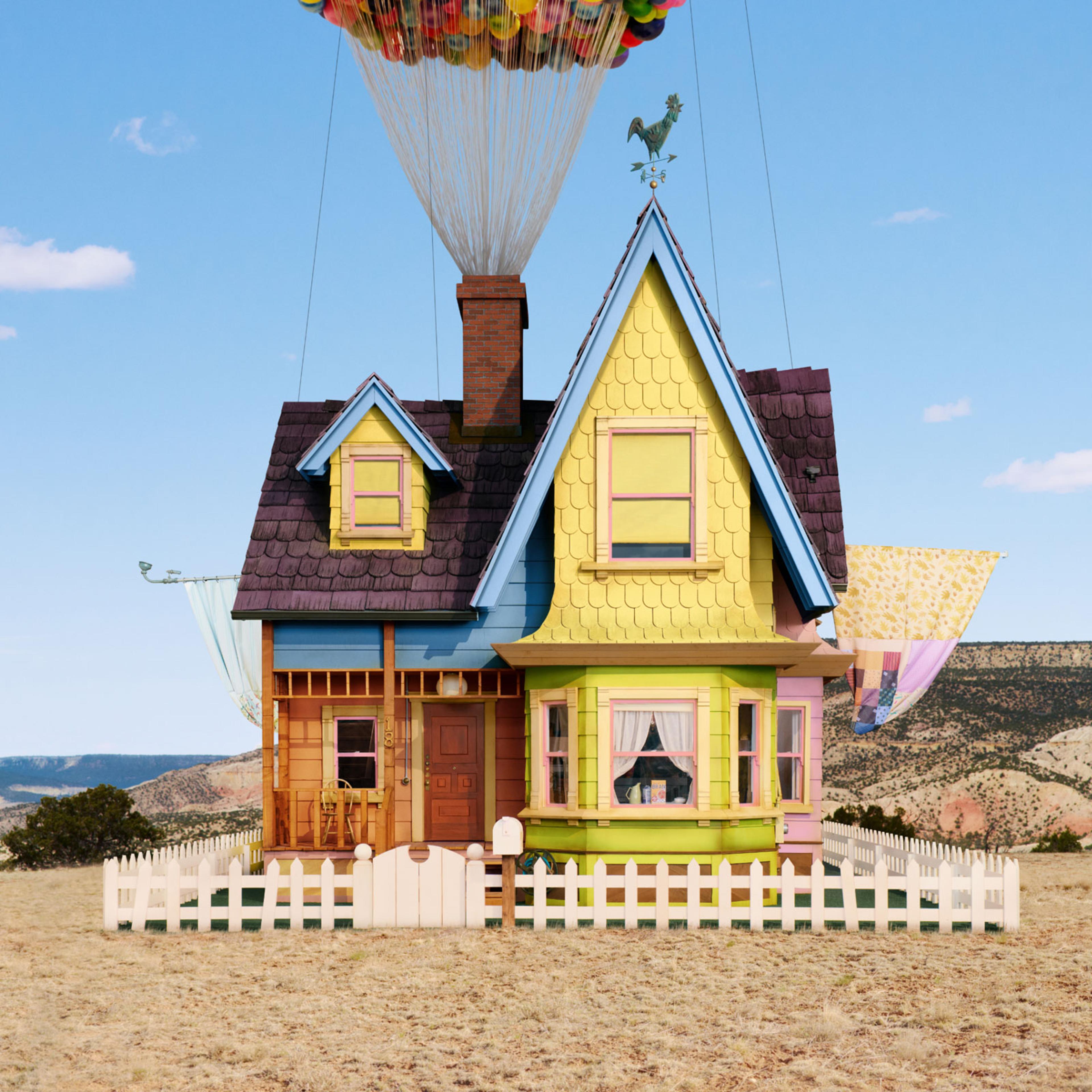an Airbnb modeled after the house from Up