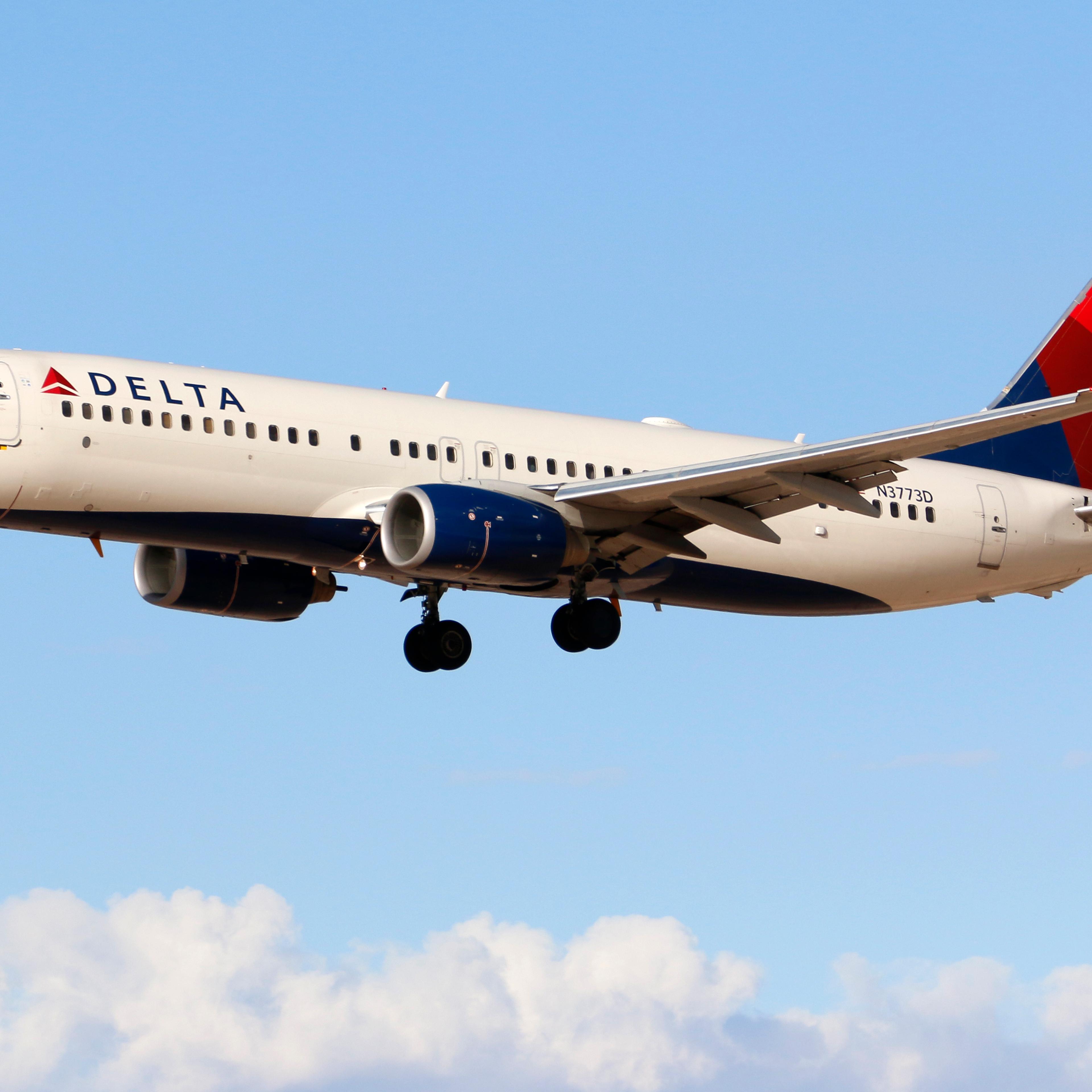 A Delta Airlines Boeing 737 on March 3, 2015.