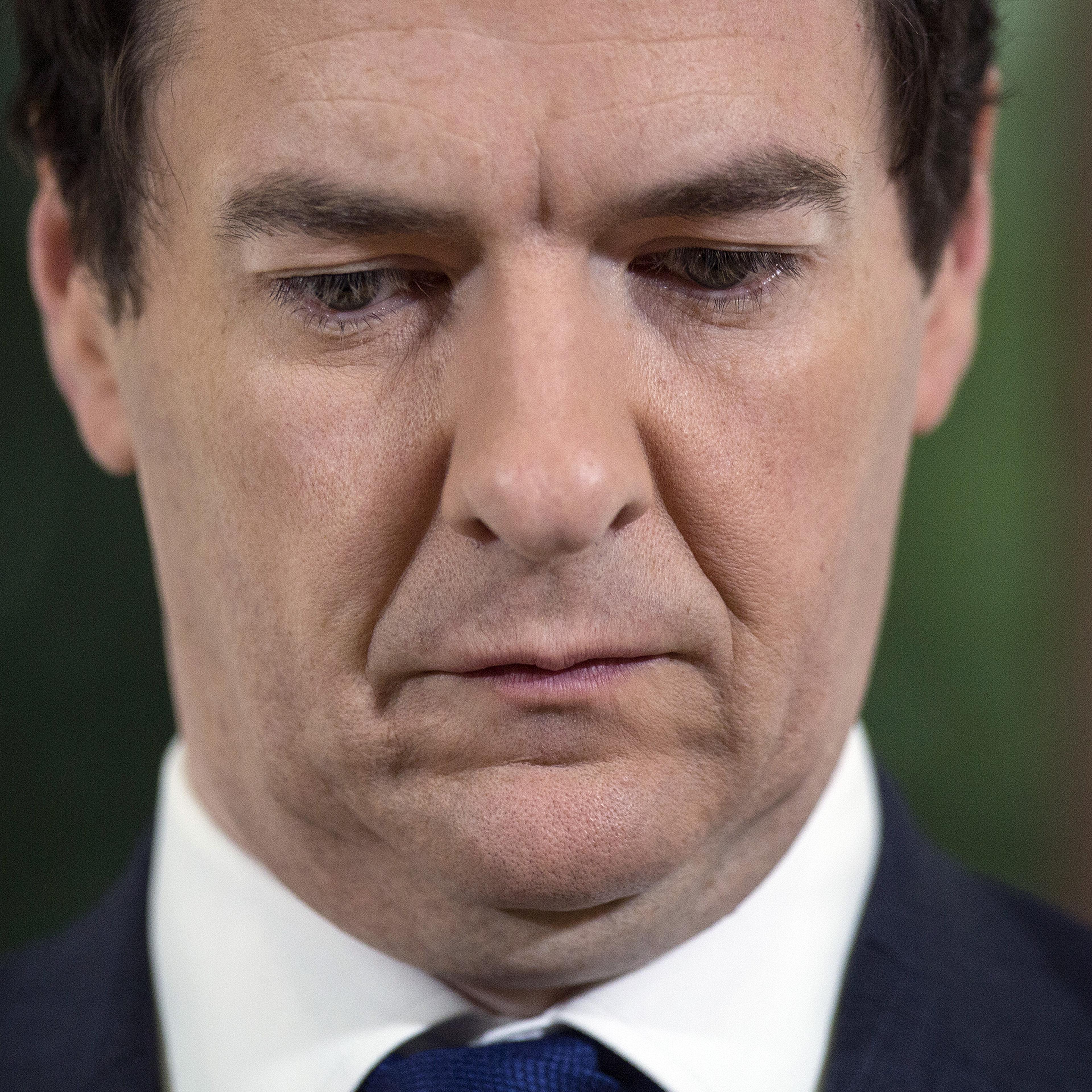 U.K. Chancellor Of The Exchequer Osborne News Conference As Pound Slump Deepens Amid Brexit Turmoil