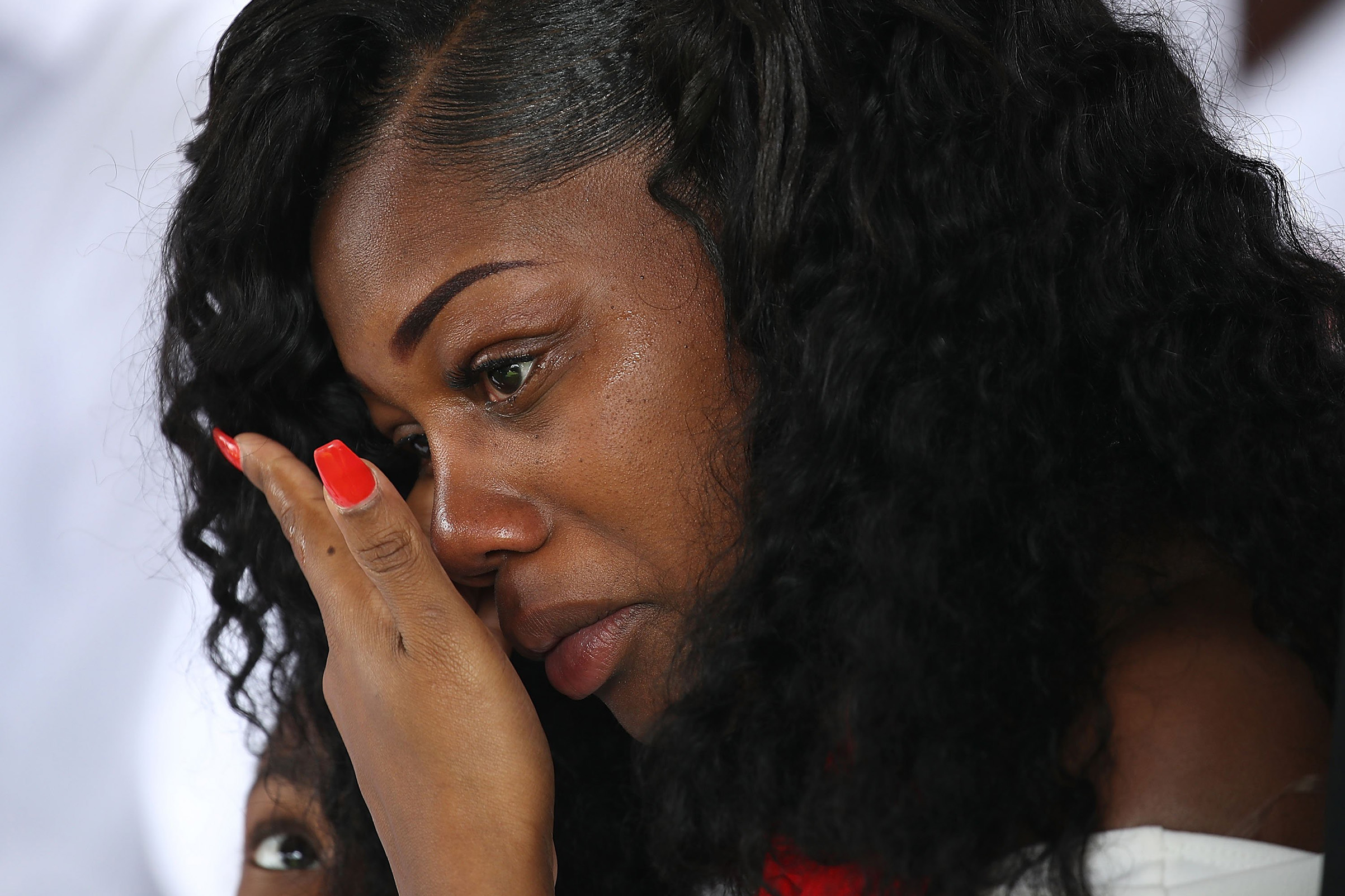 Myeshia Johnson Funeral For Army Sargent La David Johnson Killed In Ambush In Niger