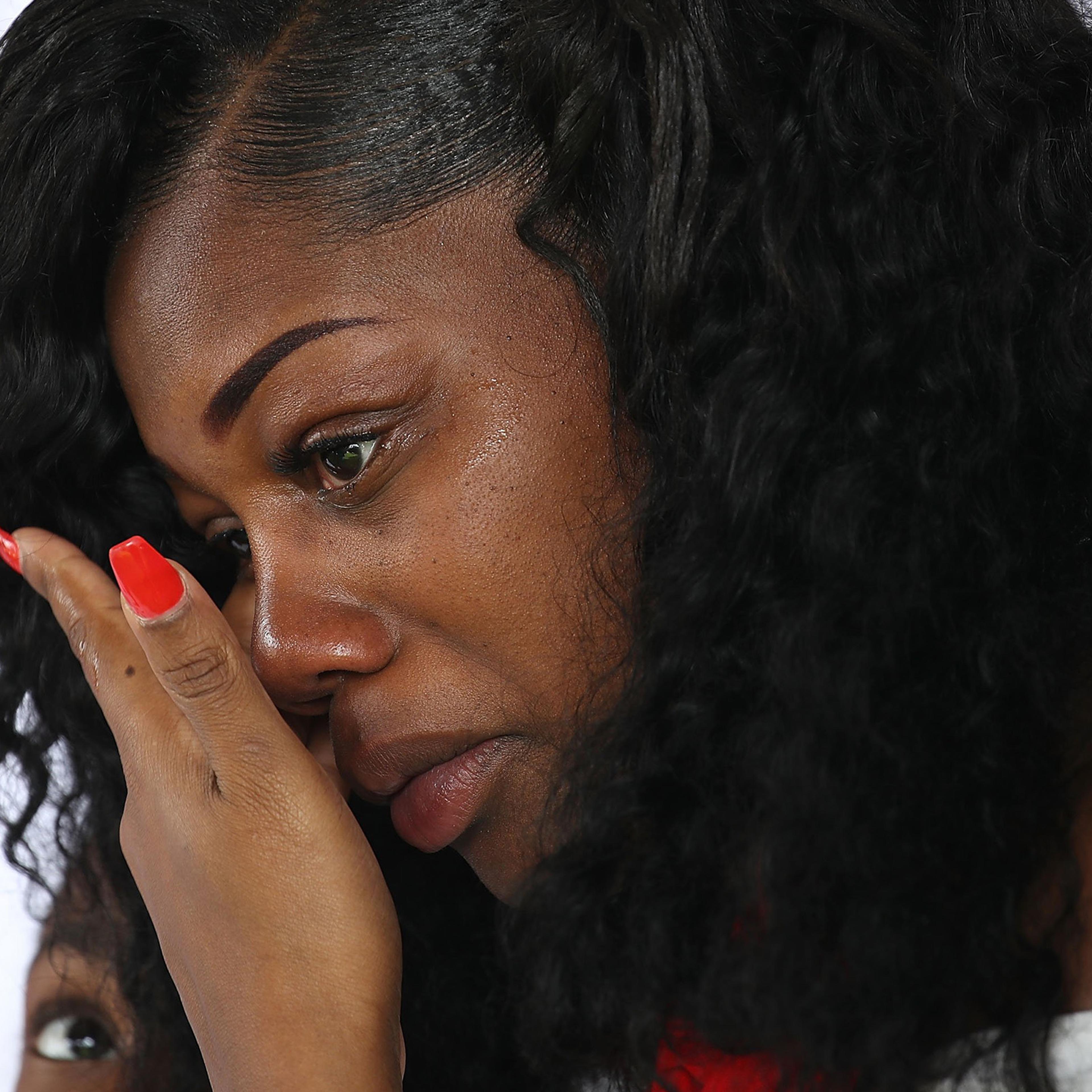 Myeshia Johnson Funeral For Army Sargent La David Johnson Killed In Ambush In Niger
