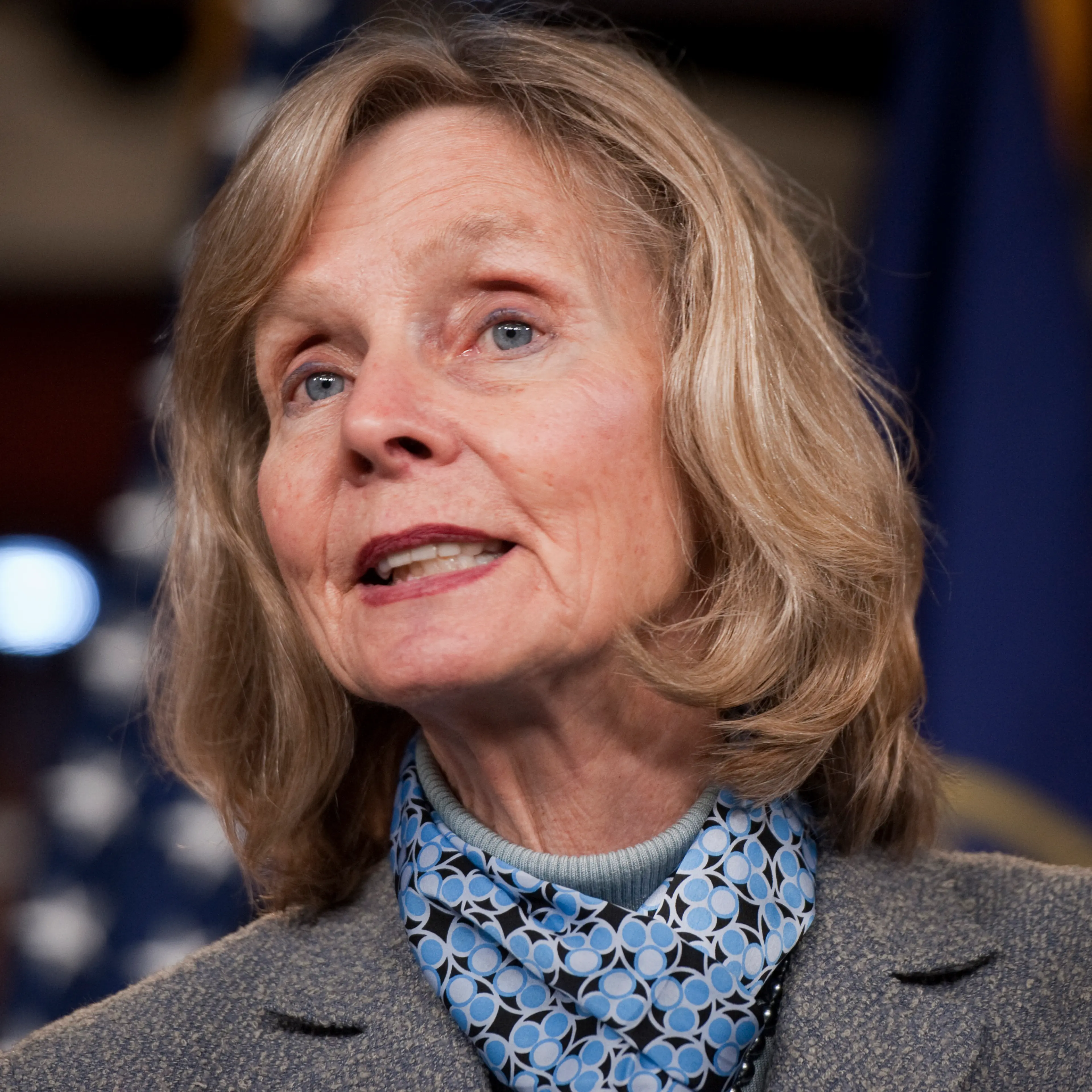 Rep. Lois Capps, D-Calif. speaks at a news conference, March 20, 2012.