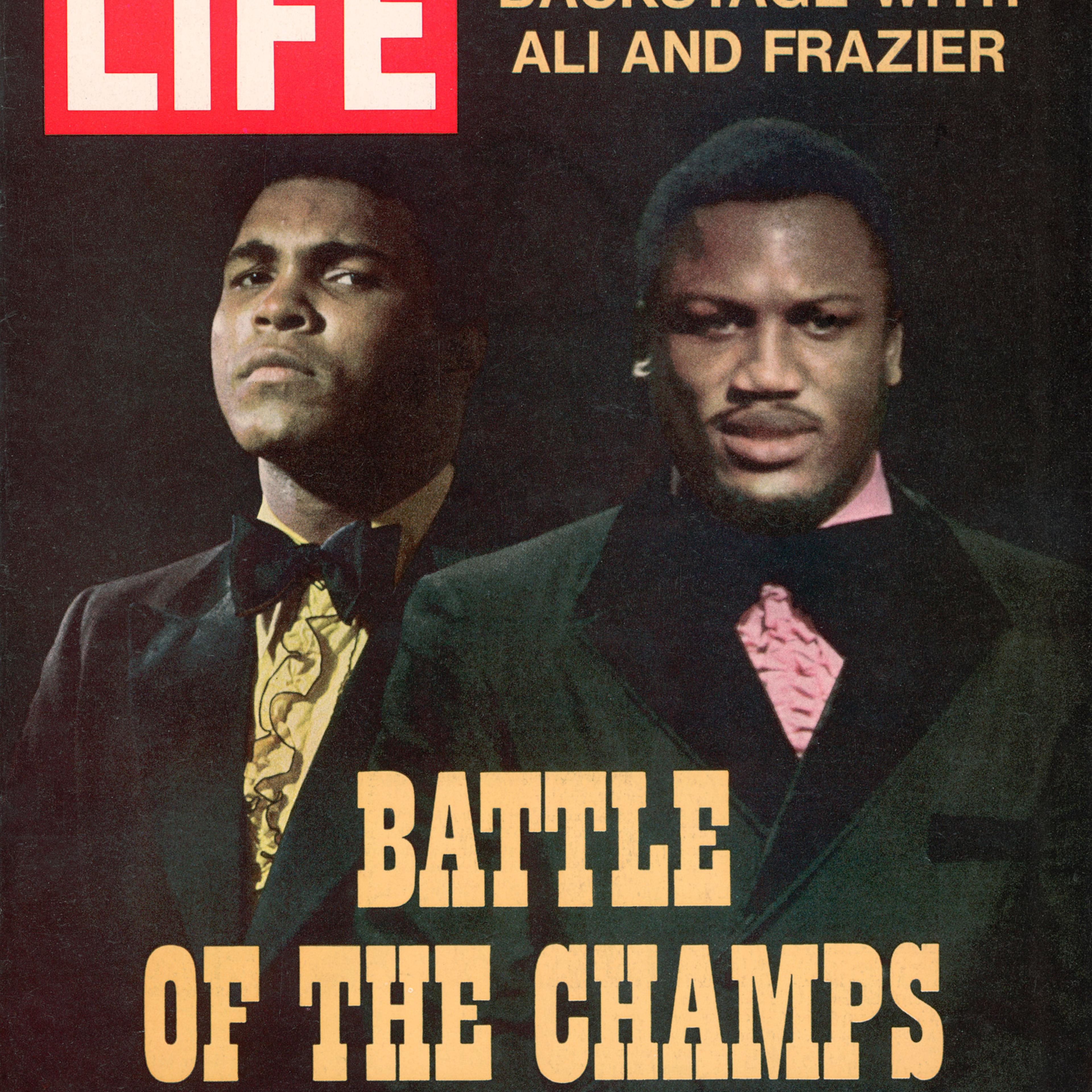 Muhammad Ali and John Frazier LIFE magazine cover dated March 5, 1971.