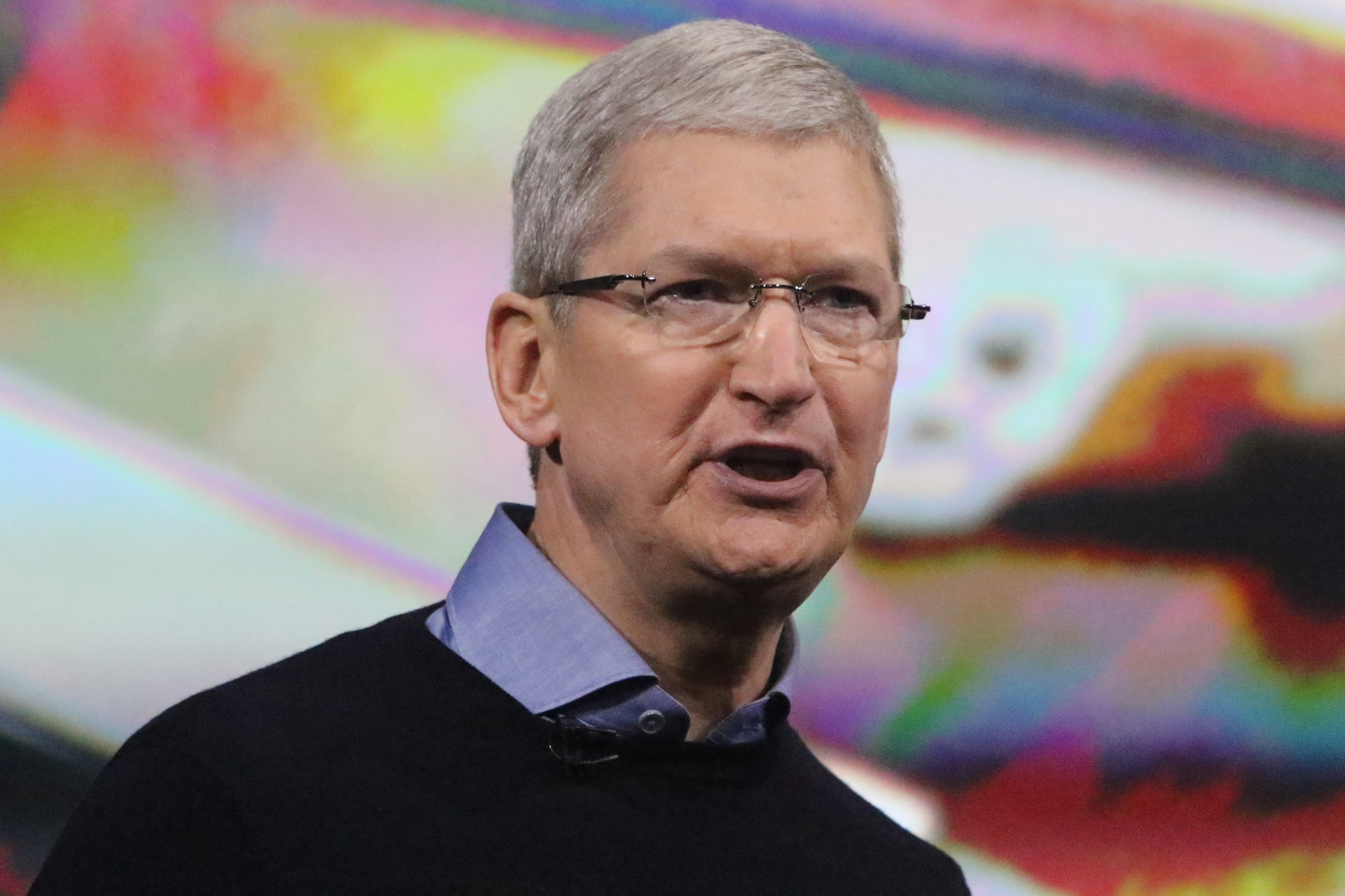 Tim Cook in Cupertino, Calif. on March 21, 2016.