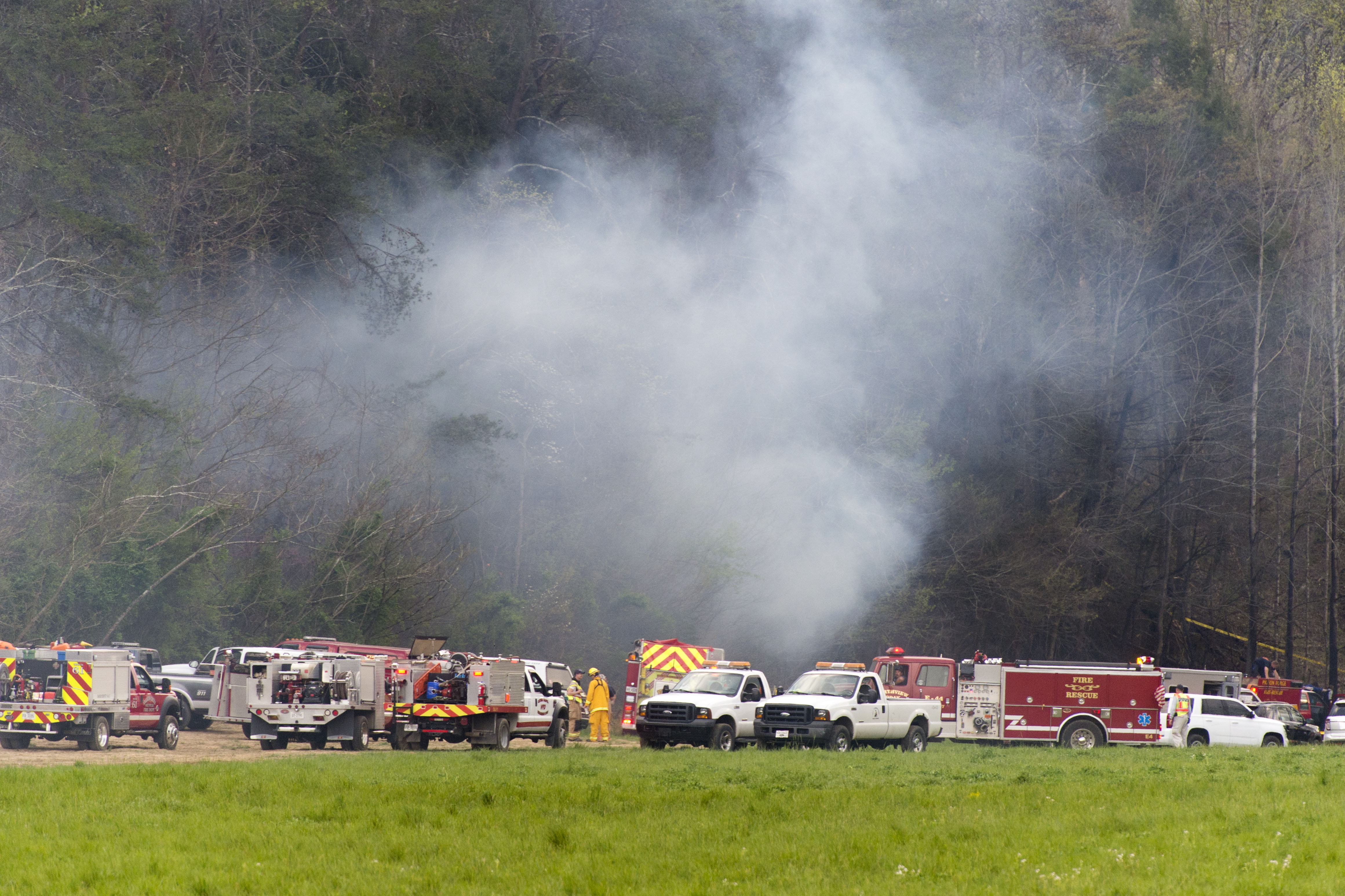APTOPIX Tourist Helicopter Crash