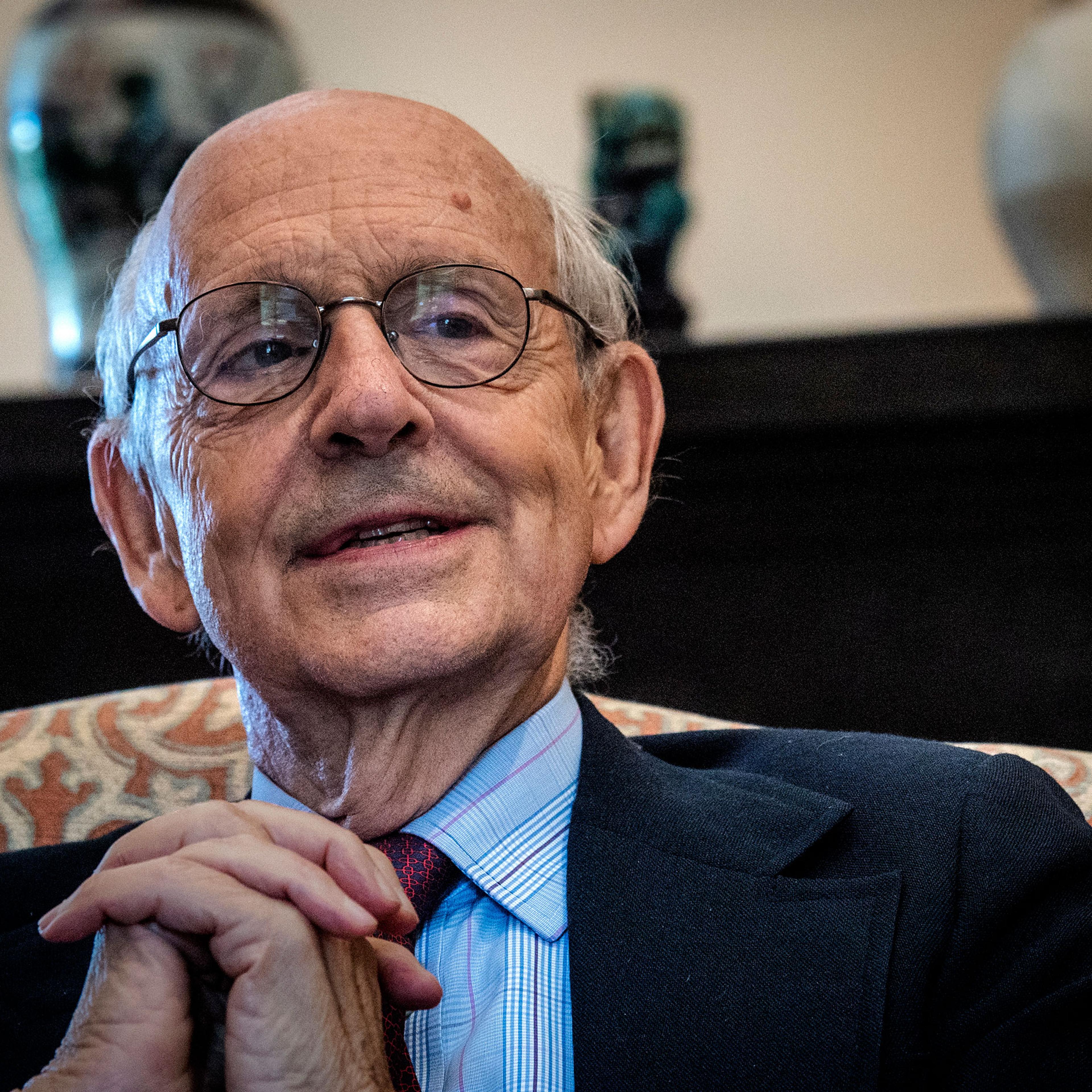 Supreme Court Justice Stephen Breyer during our interview in his office on August 27 in Washington, DC.