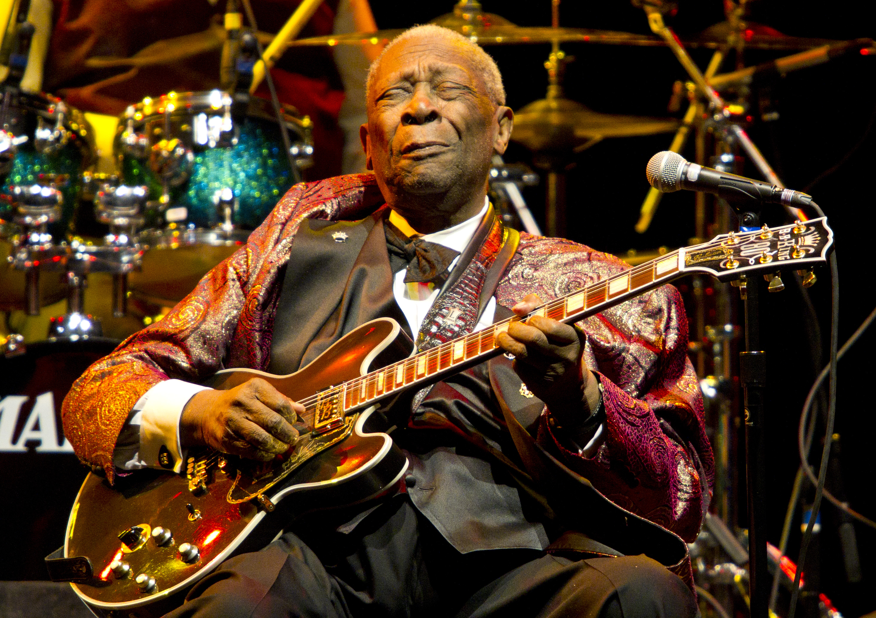 B.B. King performs in Los Angeles on November 11, 2011.