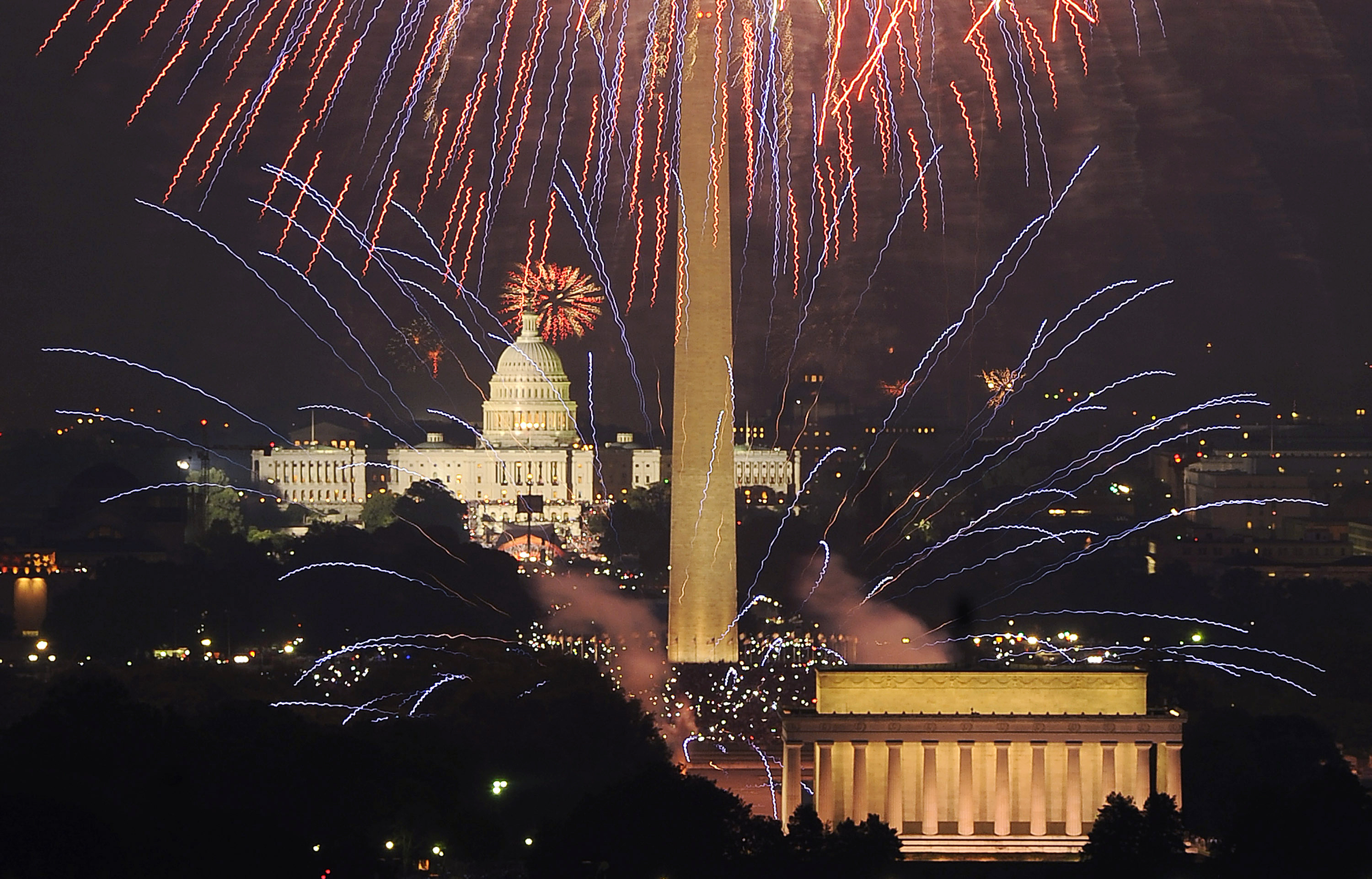 4th of July Fireworks on the National Mall