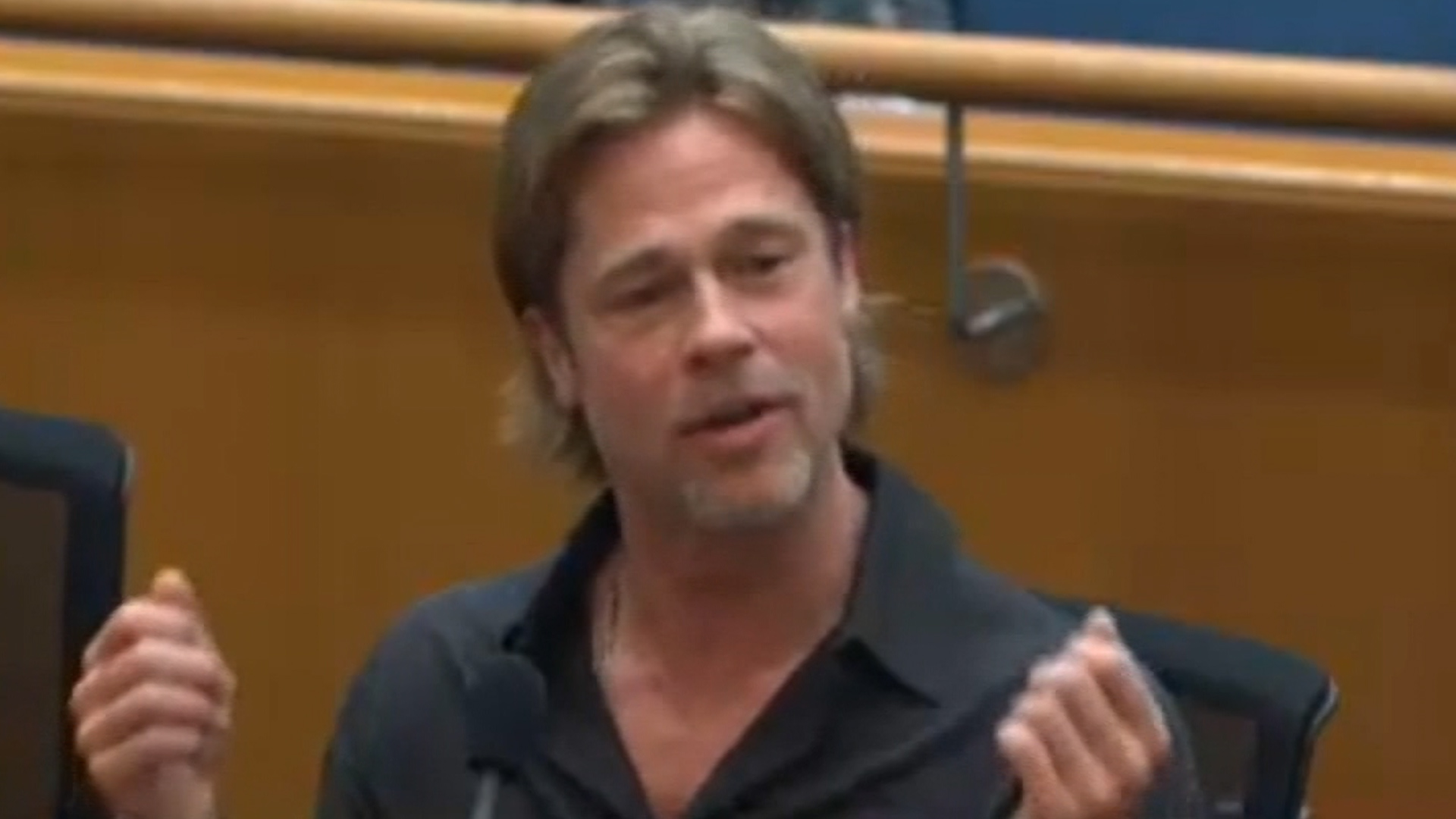 Brad Pitt at the Los Angeles County Board of Supervisors