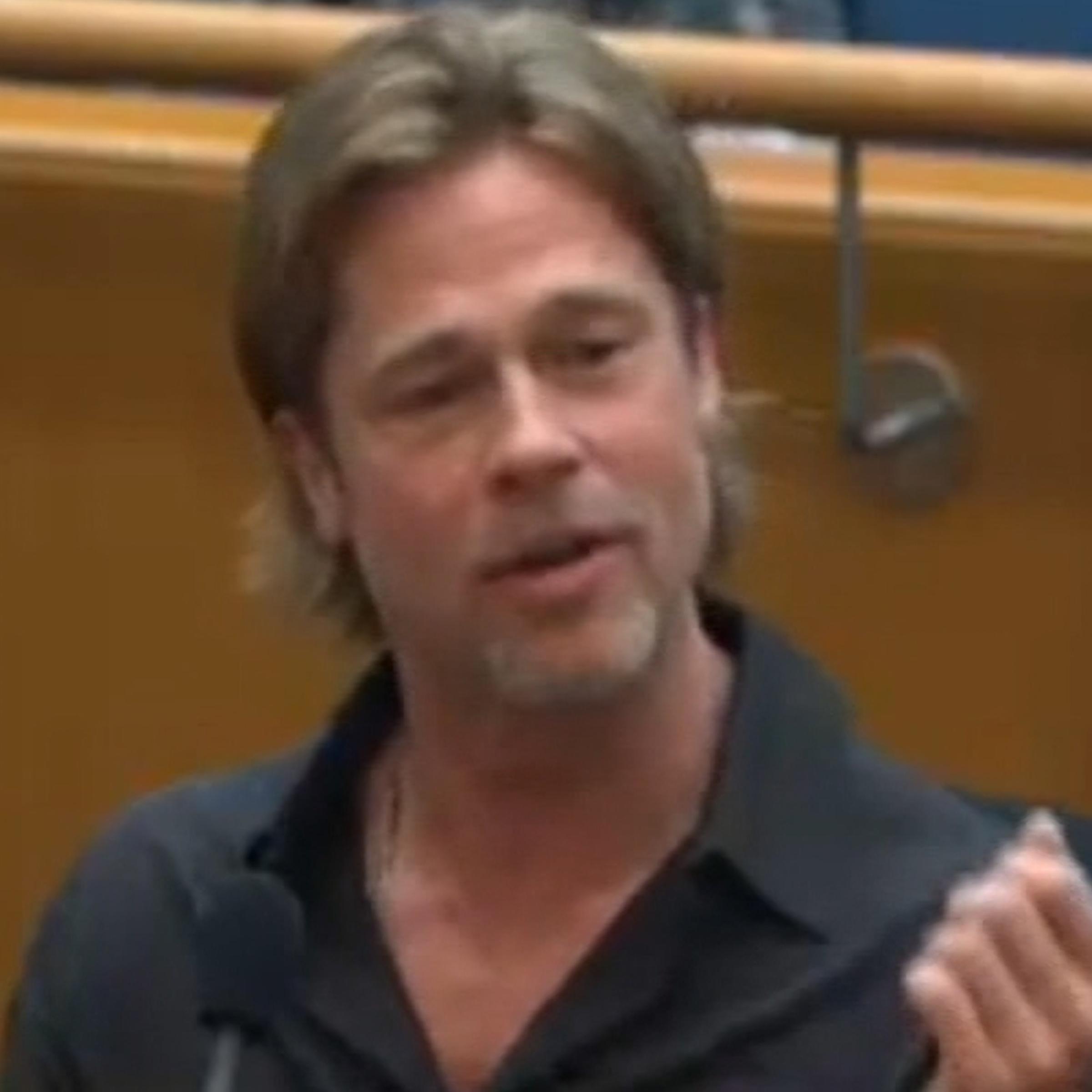 Brad Pitt at the Los Angeles County Board of Supervisors