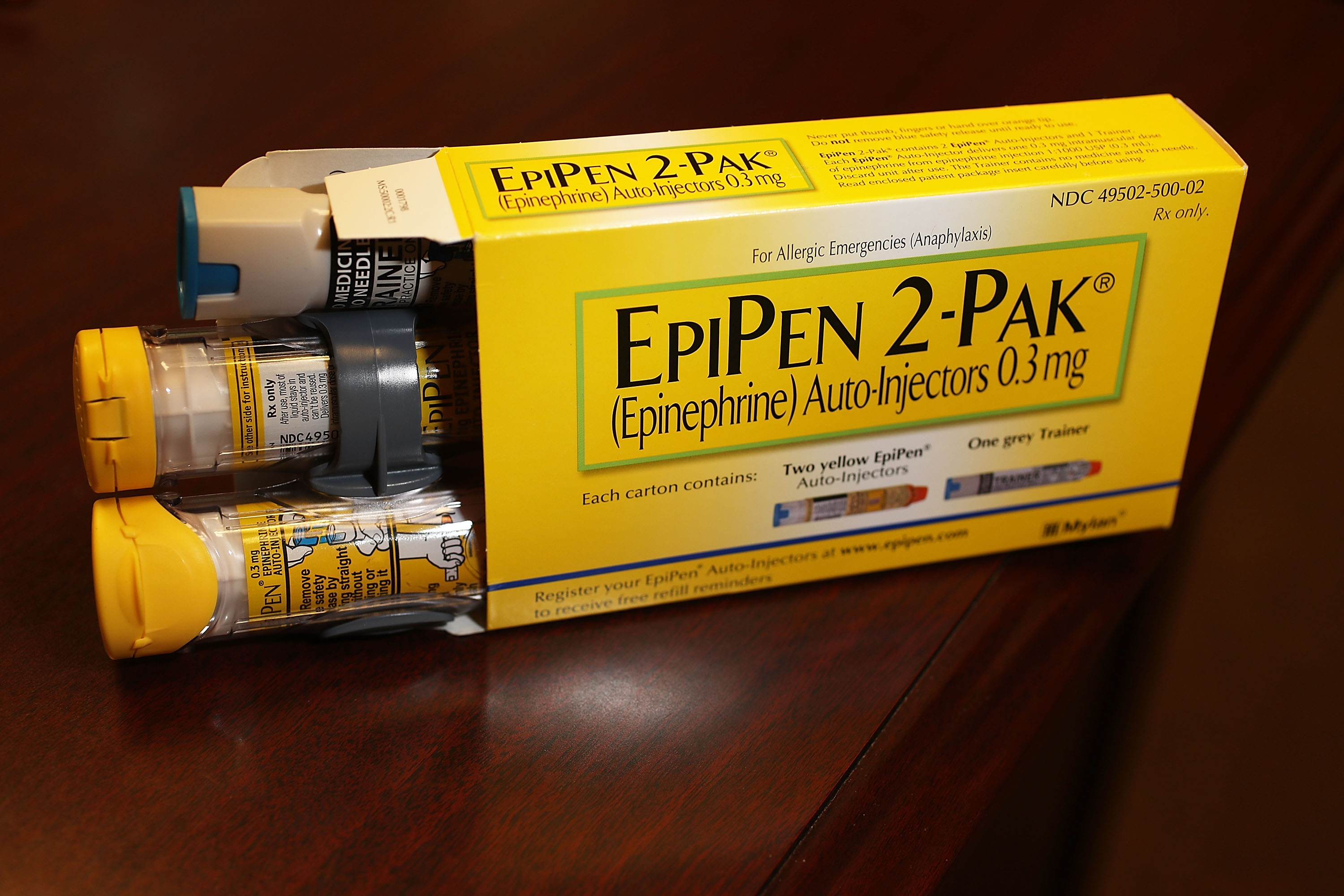 epipen prices mylan