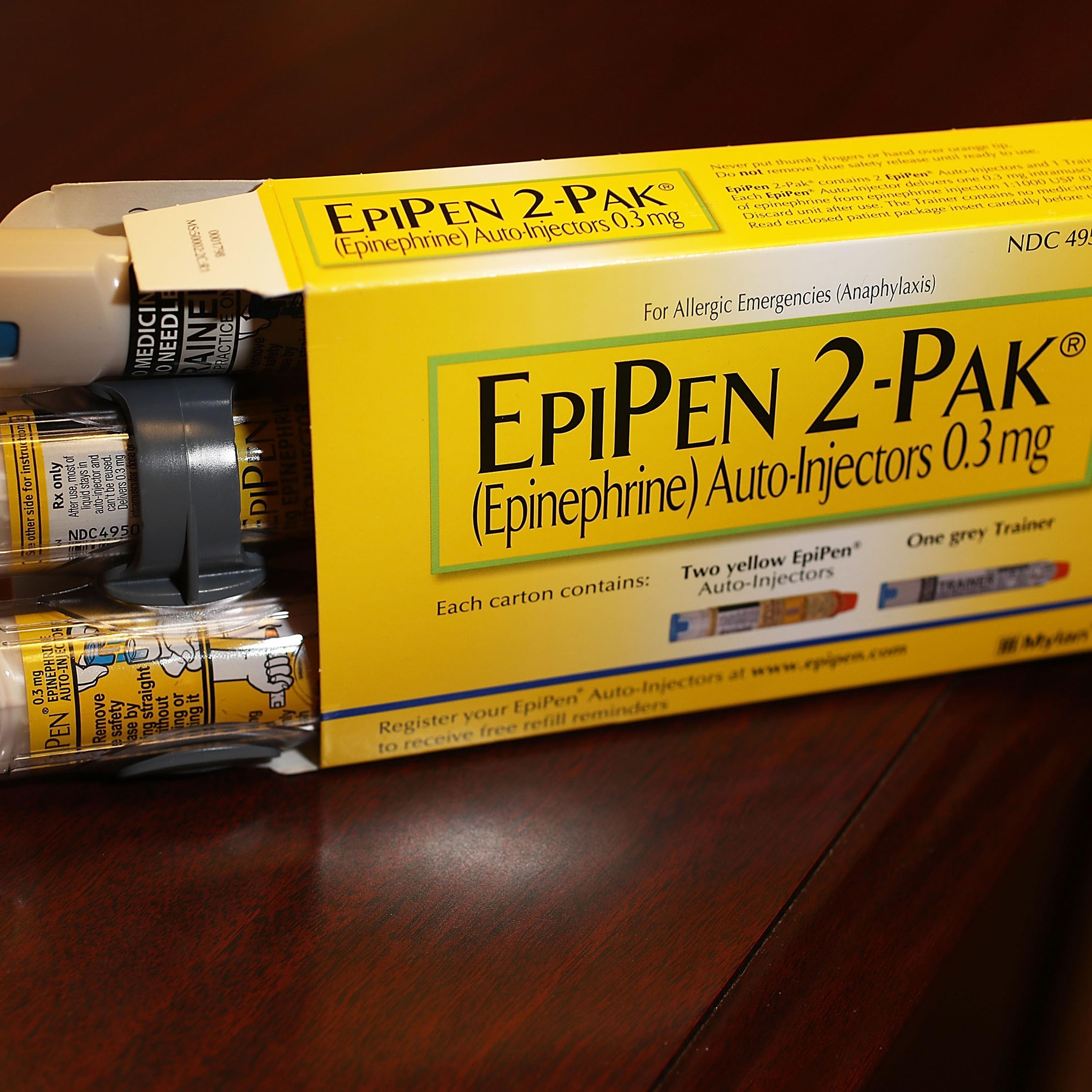 epipen prices mylan