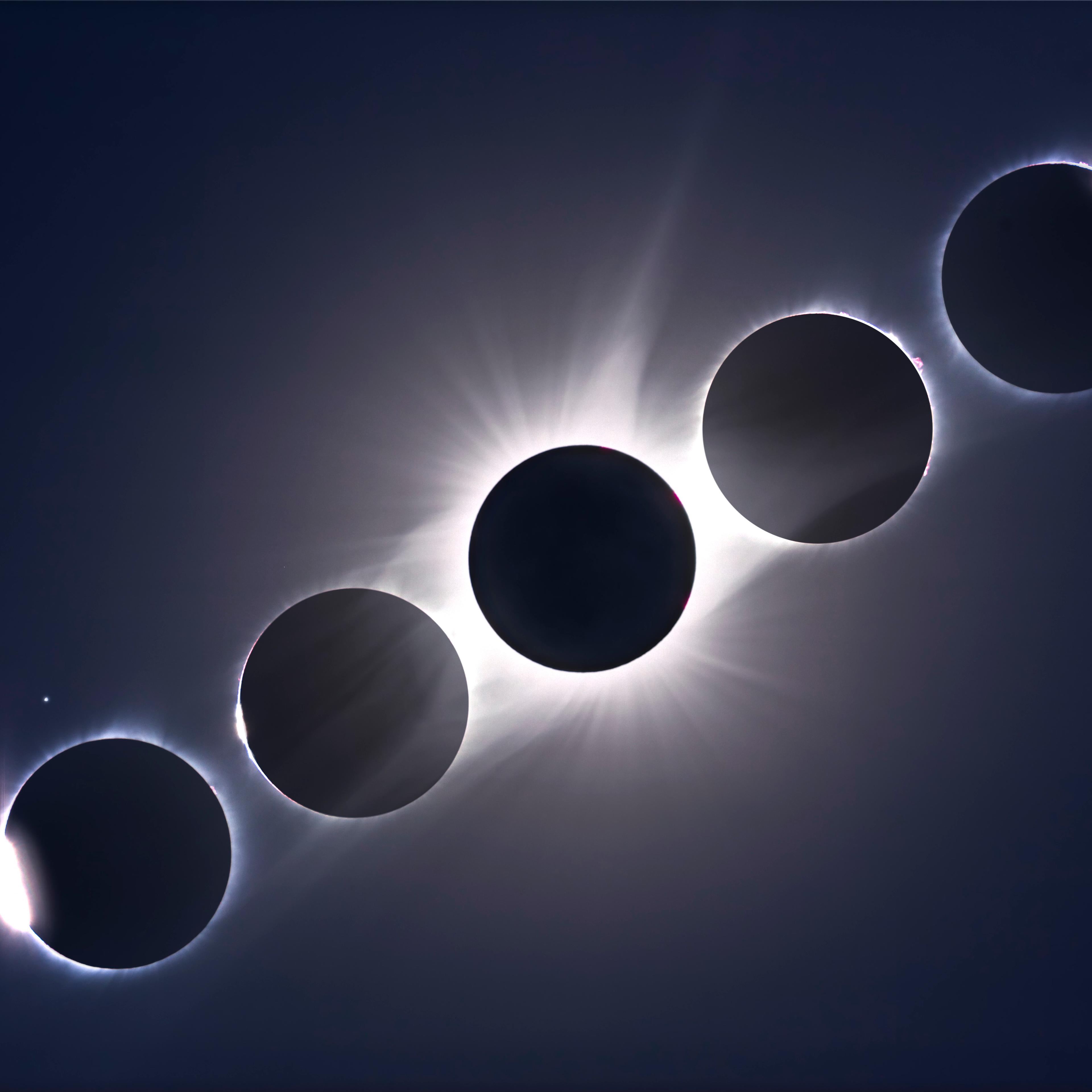 A composite of the August 21