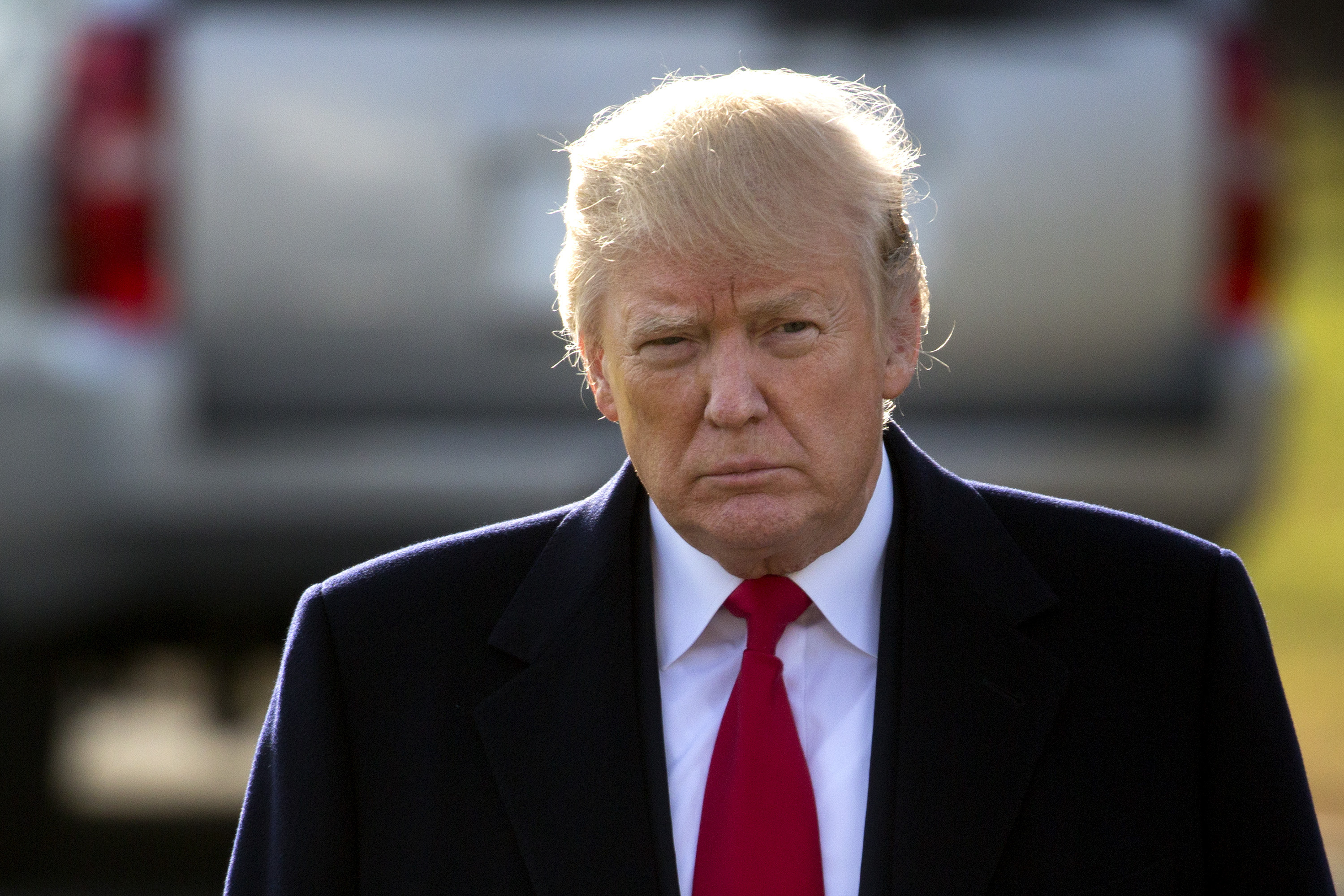 U.S. President Donald Trump Departs The White House To Travel To Walter Reed National Military Medical Center