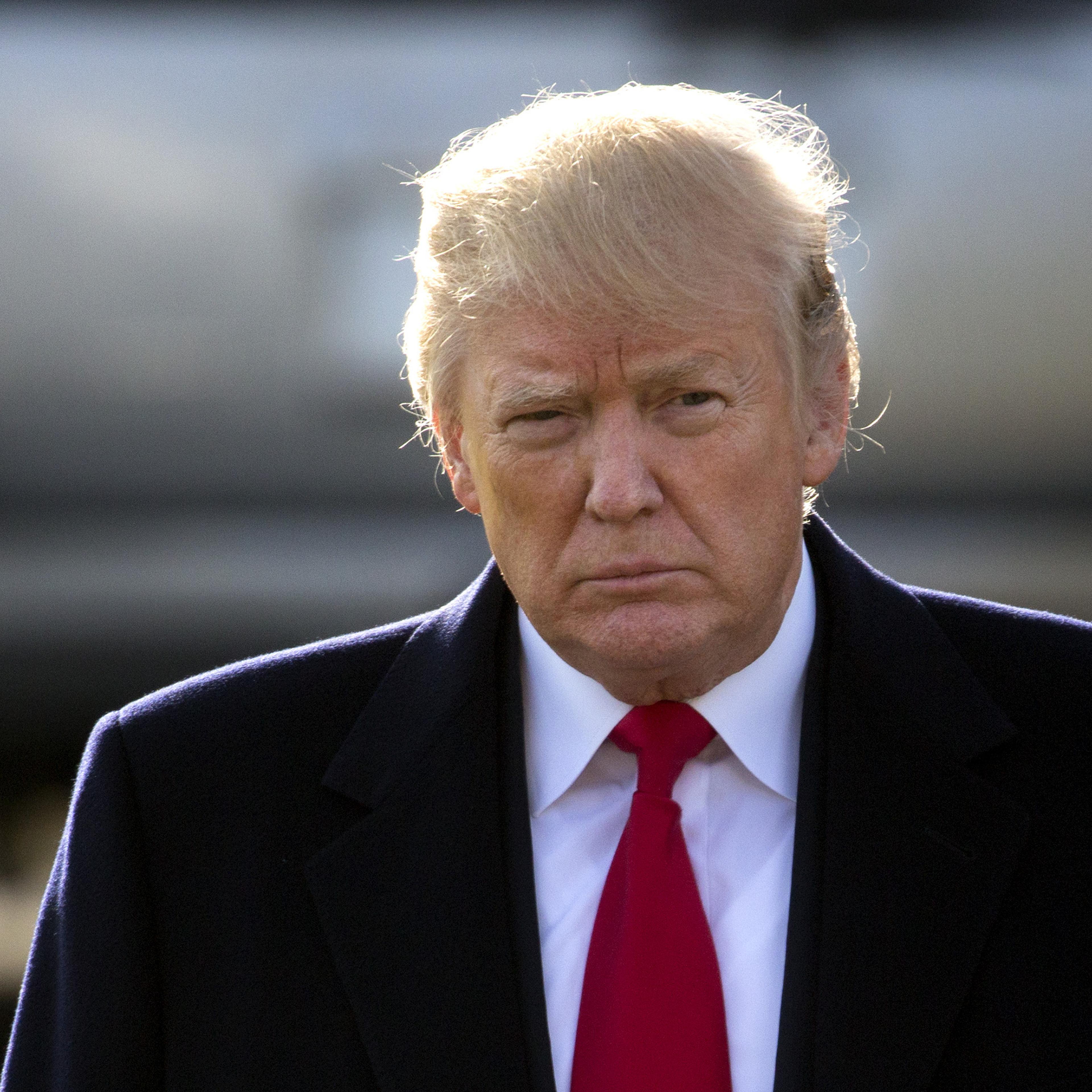U.S. President Donald Trump Departs The White House To Travel To Walter Reed National Military Medical Center
