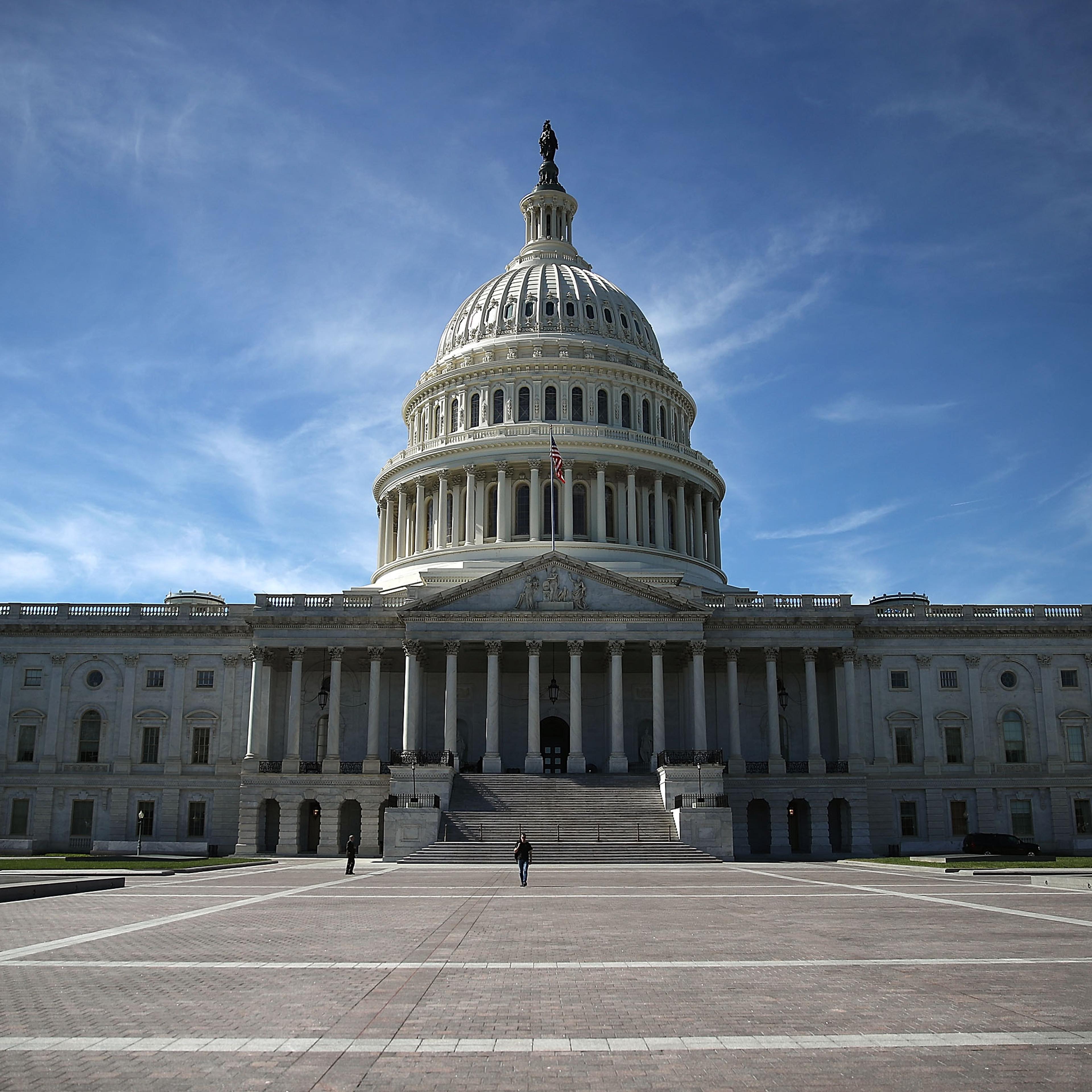 The US Capitol is shown October 11, 2016 in Washington DC.
