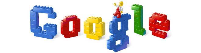 Jan. 28, 2008 Early on, Google used Lego blocks as casing for hard disks. Later it feted Lego's 50th anniversary.