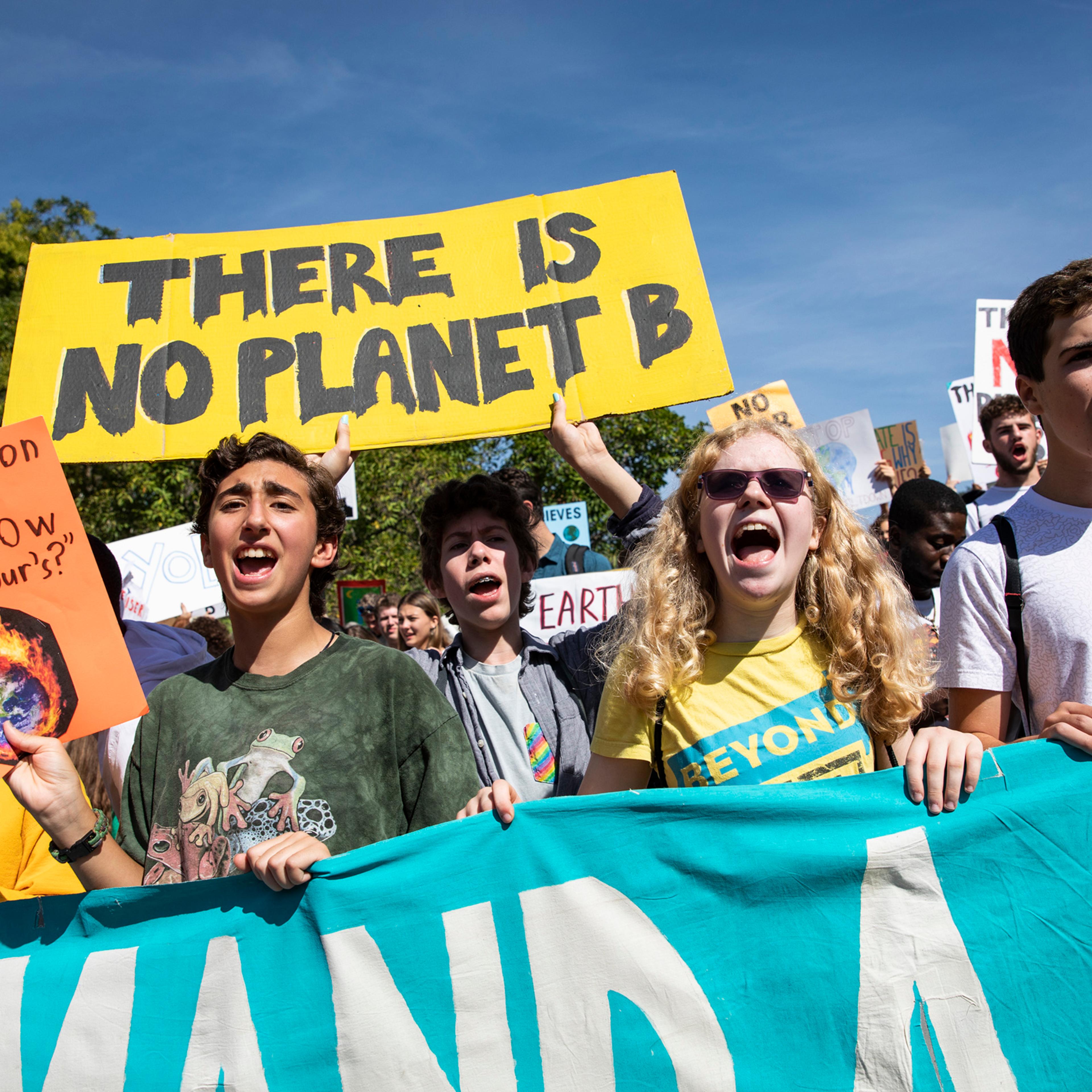 Thousands Of Americans Across The Country Participate In Global Climate Strike