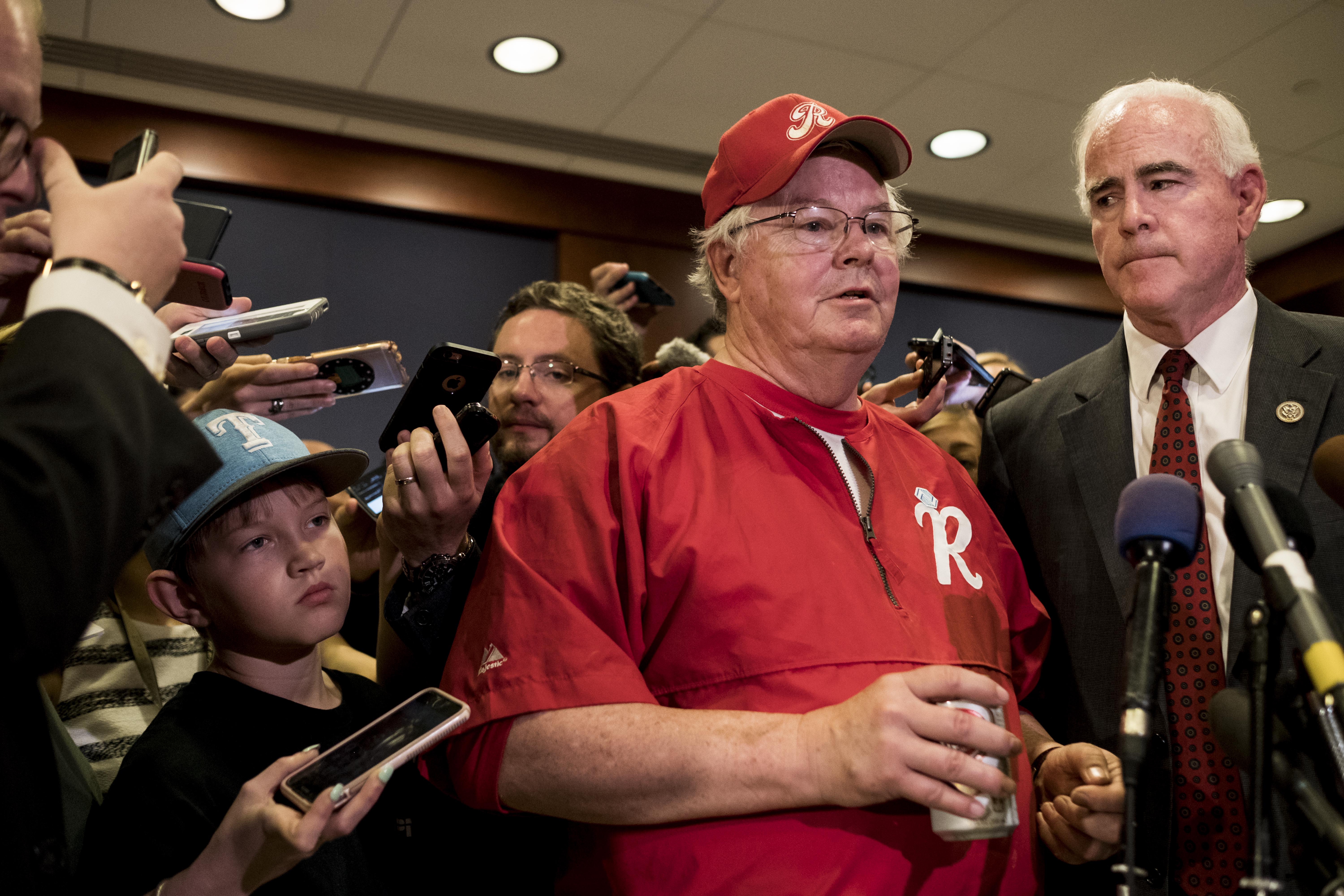 Gunman opened fire Wednesday morning at a  Congressional baseball practice in Alexandria