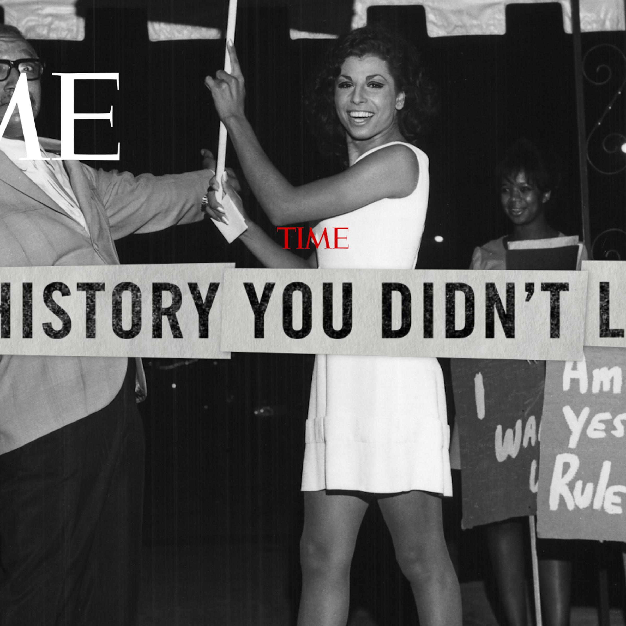 Lady Java protesting for her right to work in L.A., October 1967