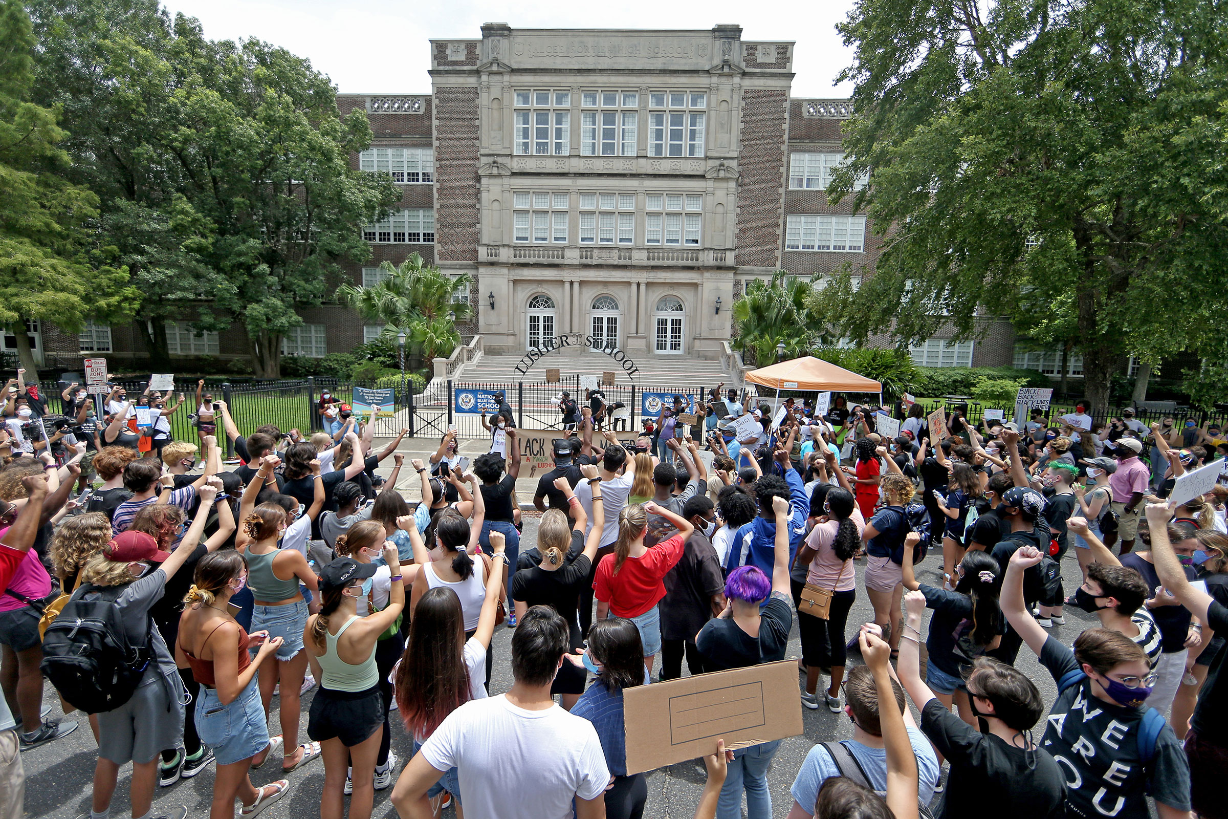 New Orleans Students March To Change School Names From Confederate Educator