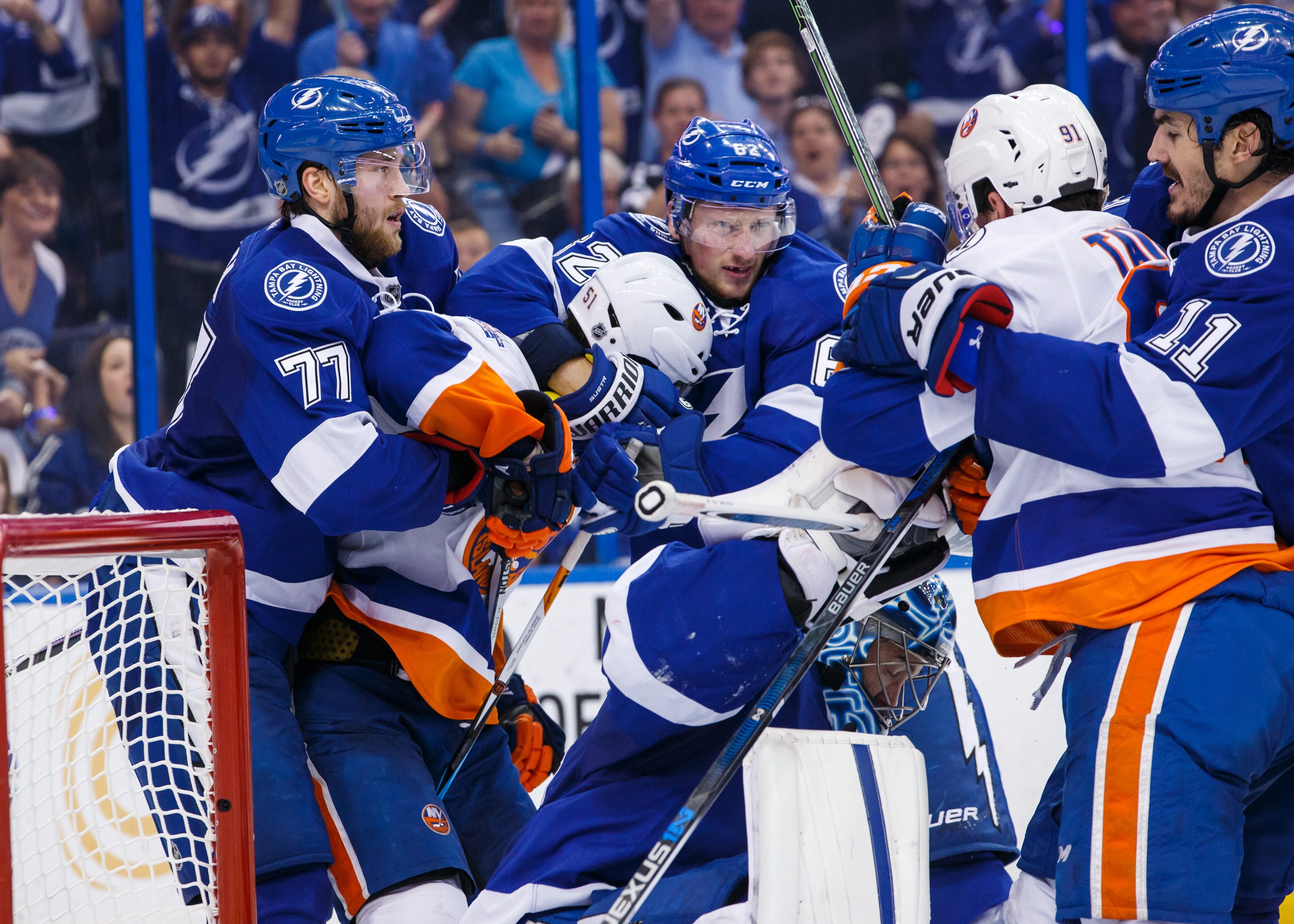 Blood on the ice: The New York Islanders and the Tampa Bay Lightning brawl during the 2016 NHL playoffs