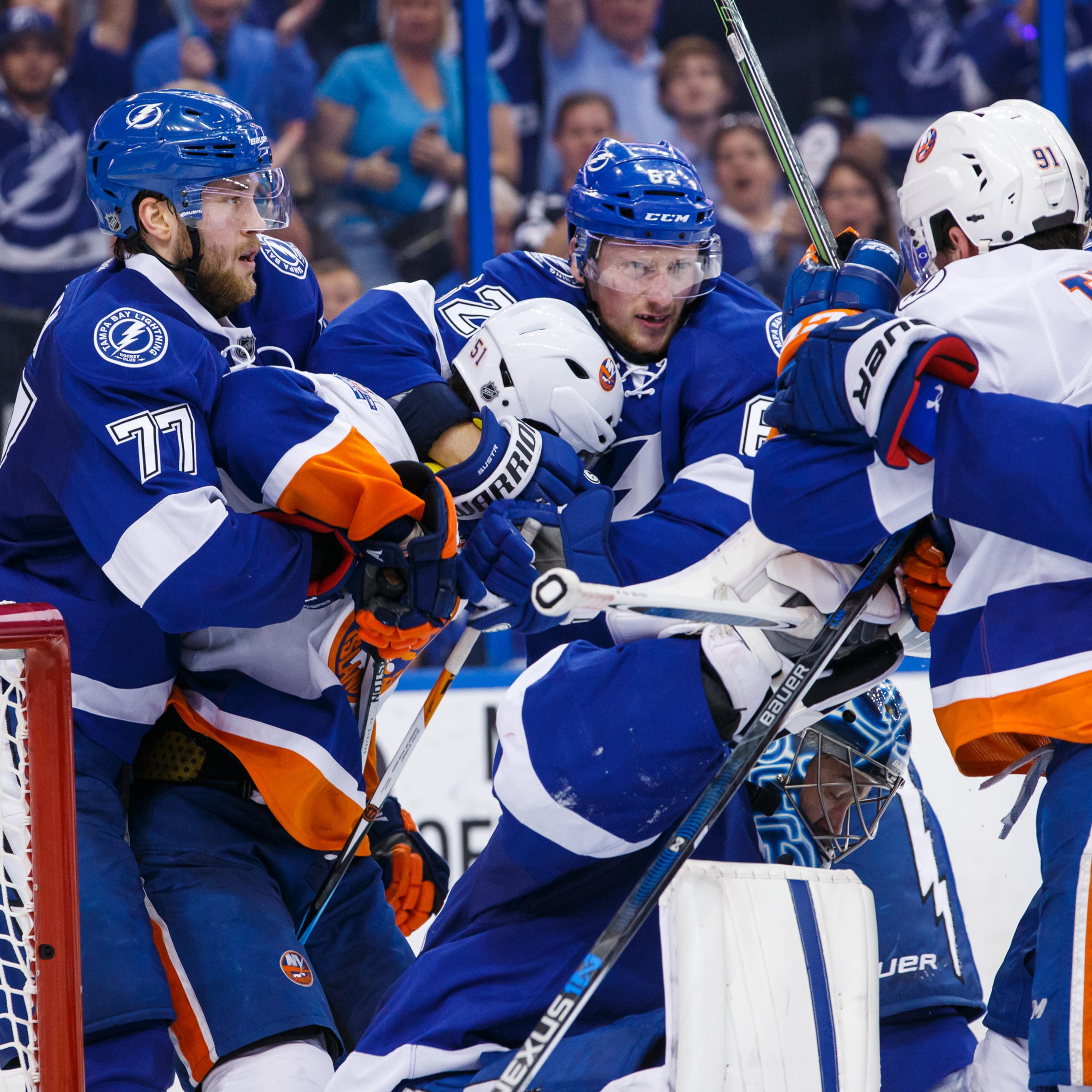 Blood on the ice: The New York Islanders and the Tampa Bay Lightning brawl during the 2016 NHL playoffs