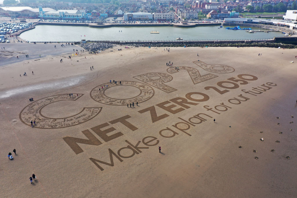 Sand Artwork Highlights Climate Change Ahead Of COP26