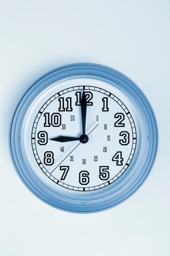 wall-clock-nine-oclock