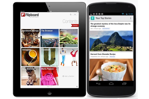 Flipboard, Zite