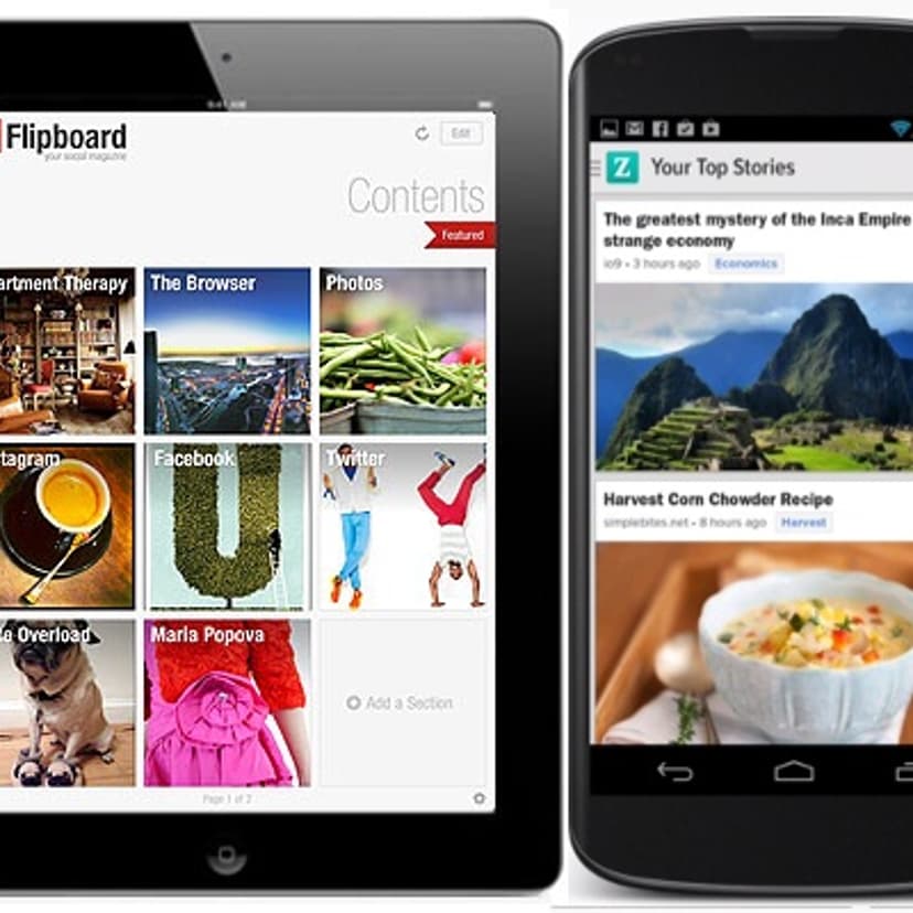 Flipboard, Zite