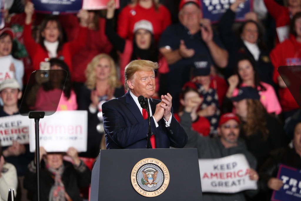 U.S. President Donald Trump's campaign rally in New Jersey
