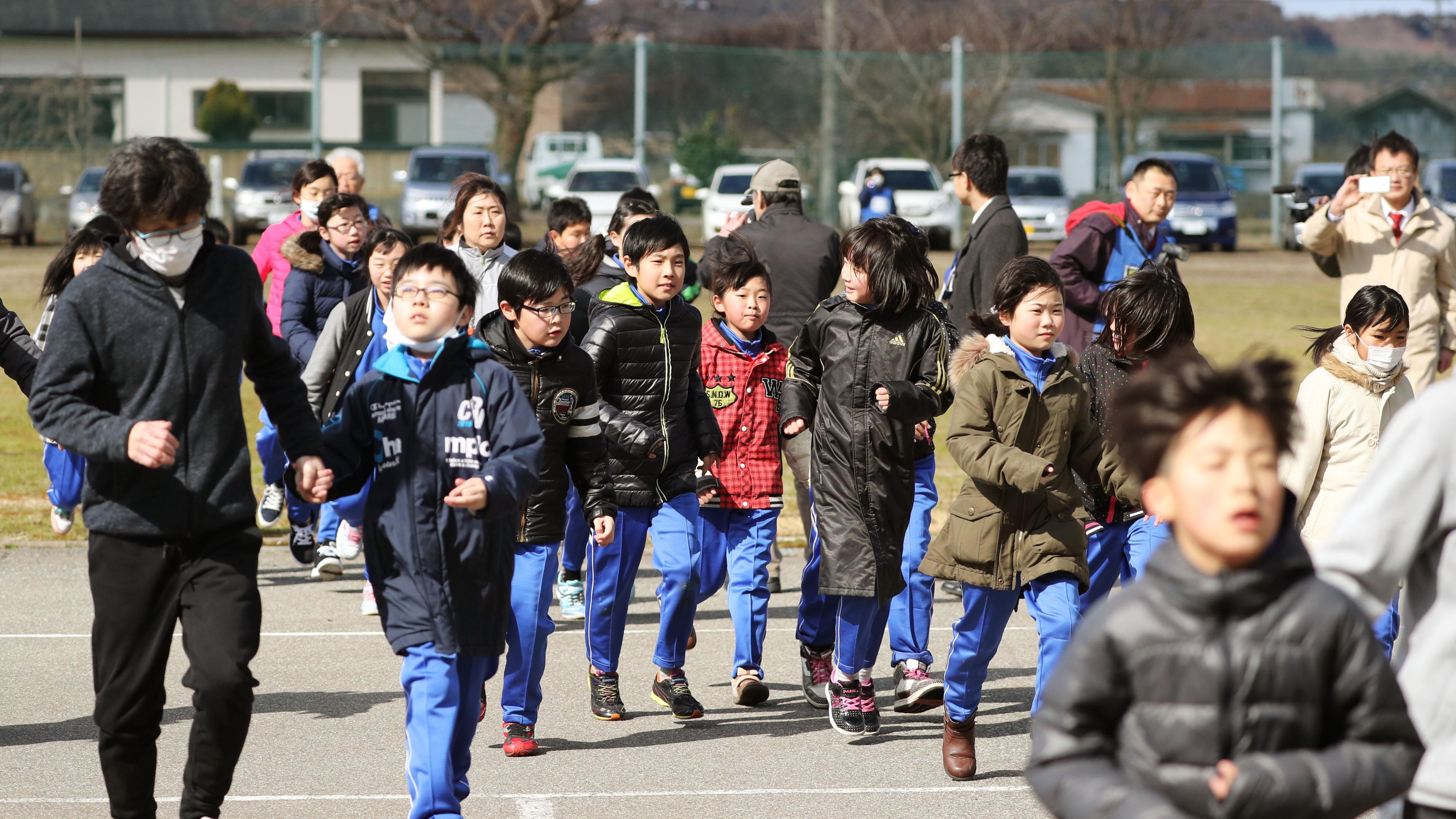 Japan holds 1st evacuation drill on N. Korea missile launch scenario
