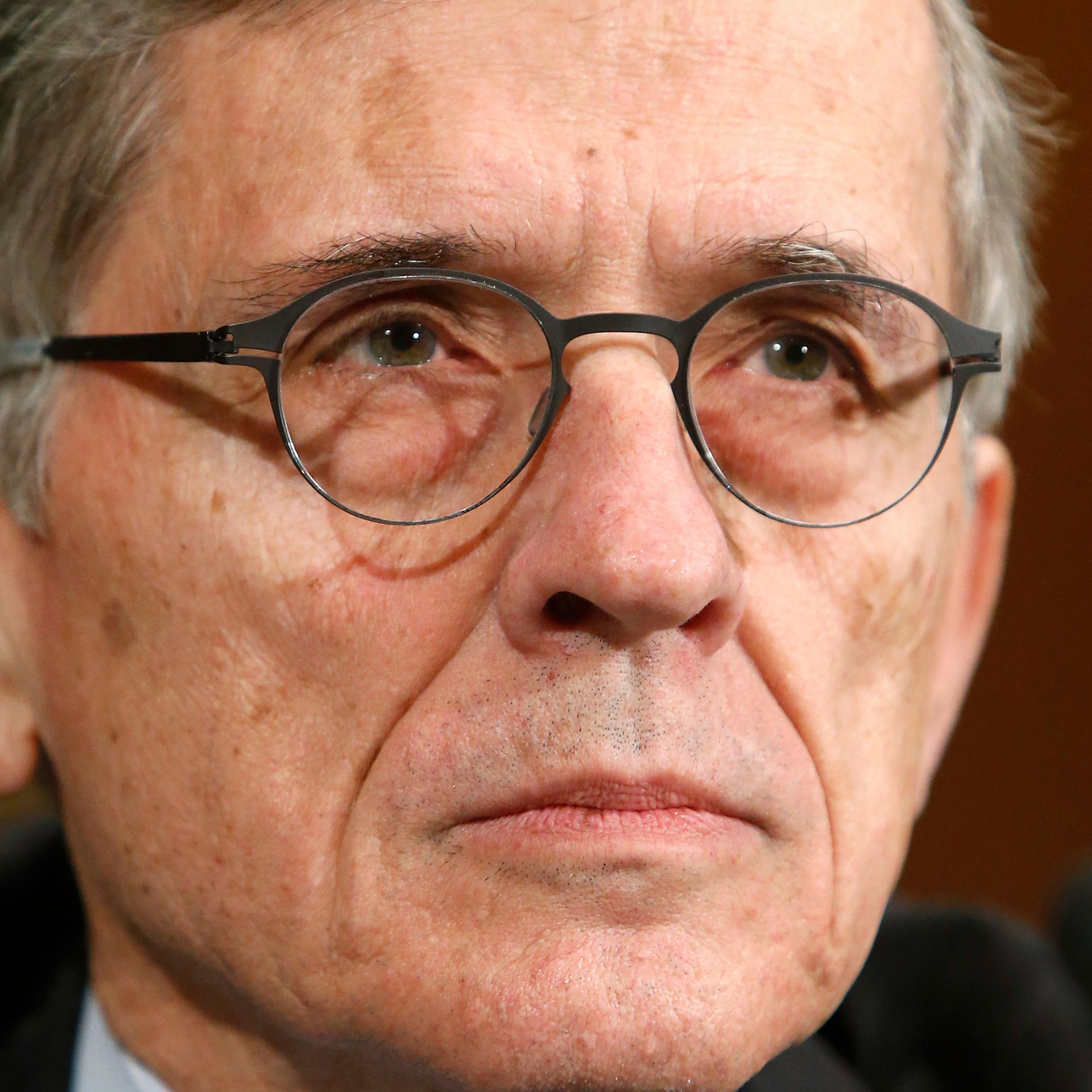 Wheeler testifies before a Senate Appropriations Financial Services and General Government Subcommittee hearing on the FY2015 budget justification for the FCC, on Capitol Hill in Washington