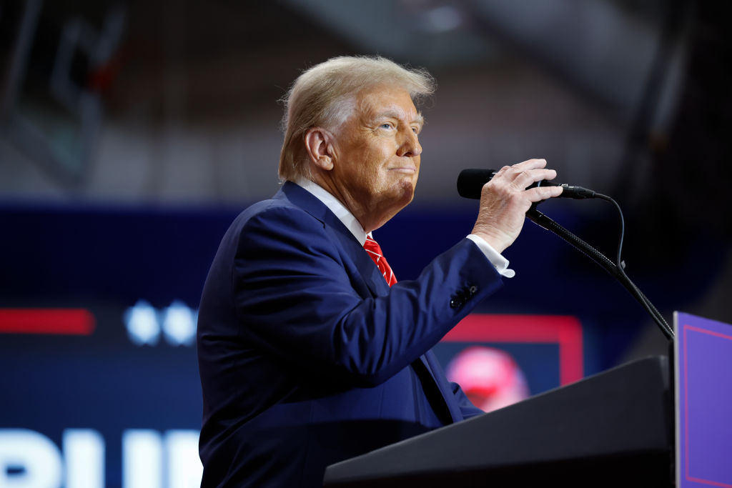 Republican Candidate Donald Trump Campaigns For President In North Carolina