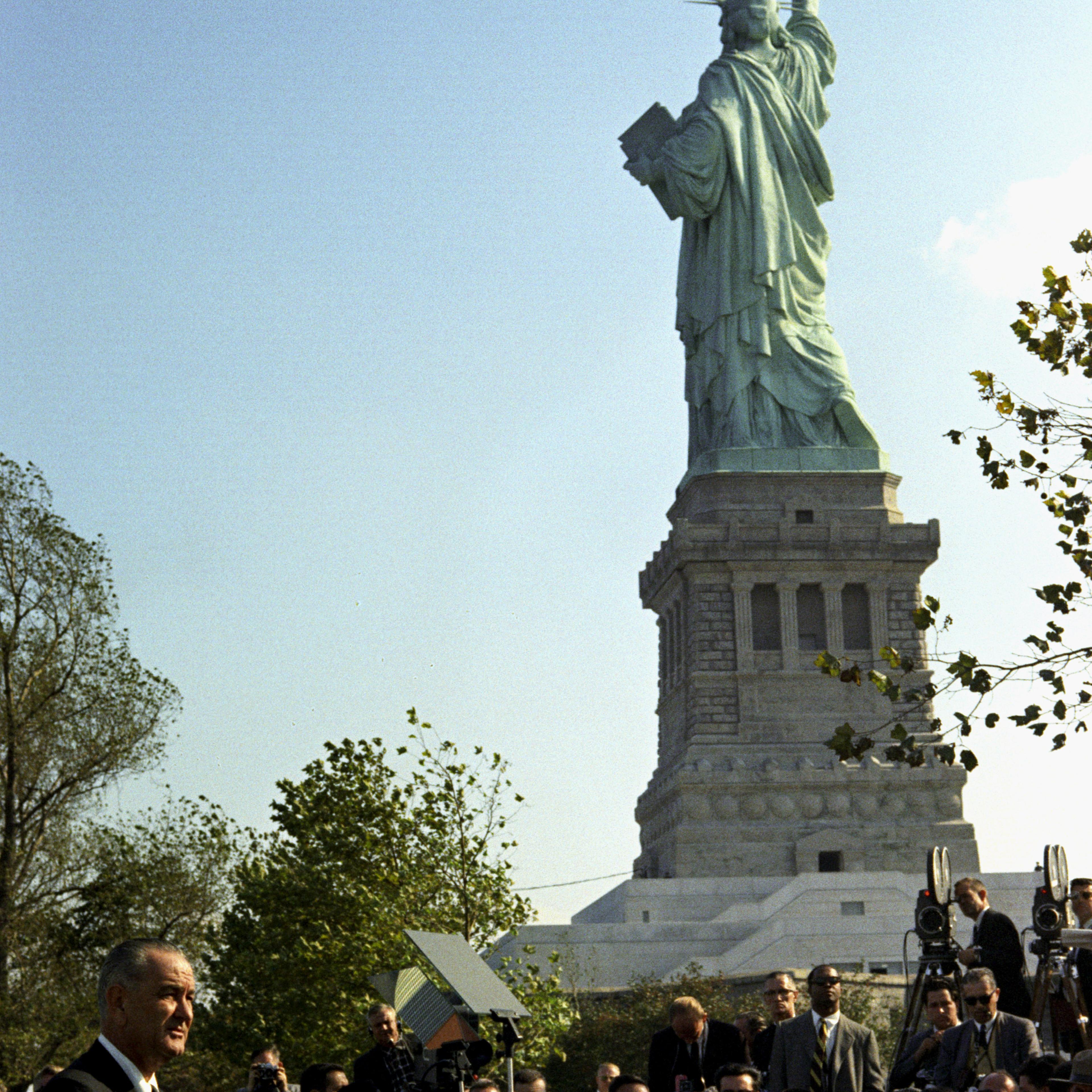 LBJ Signs Immigration & Nationality Act