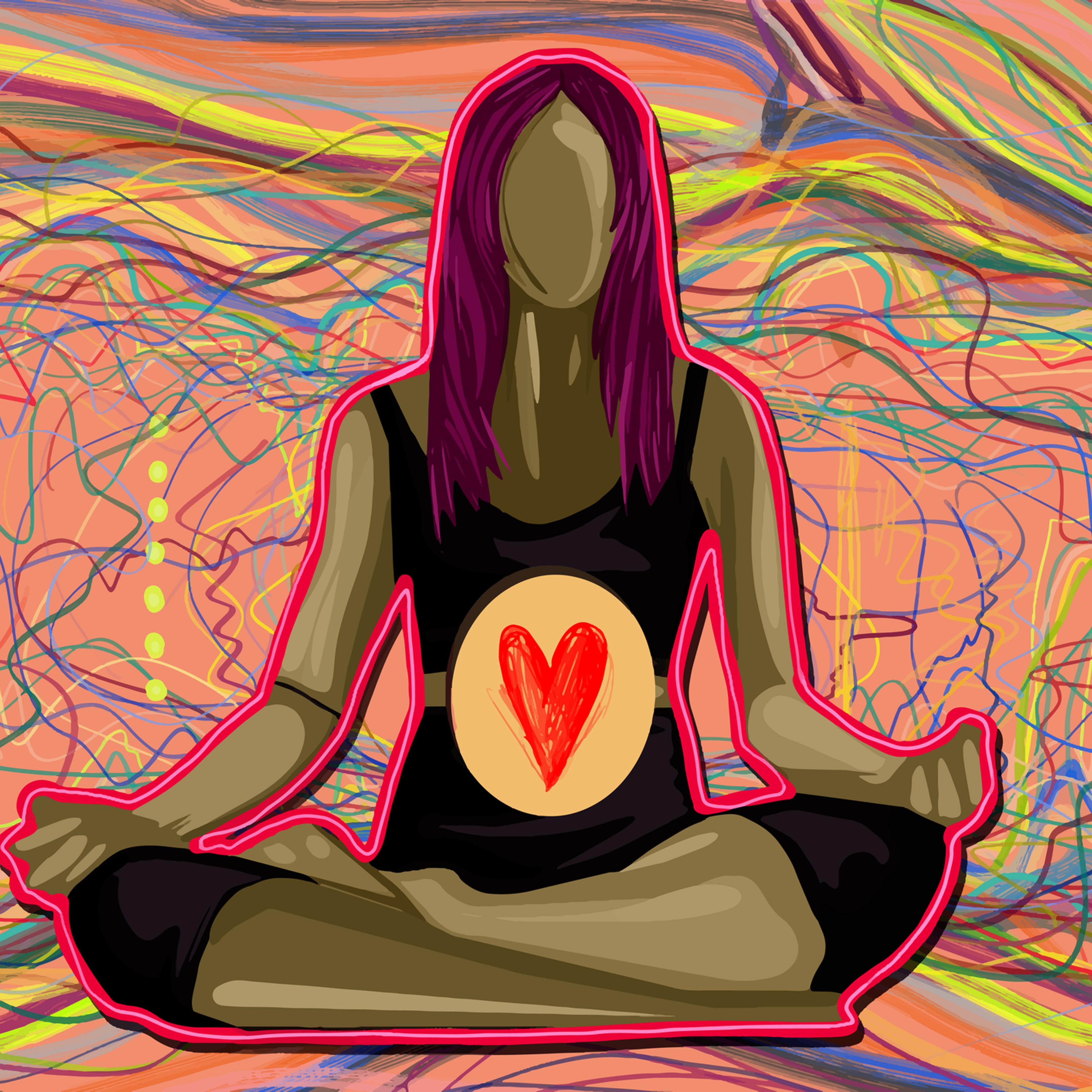 Yoga breathing for pregnant women